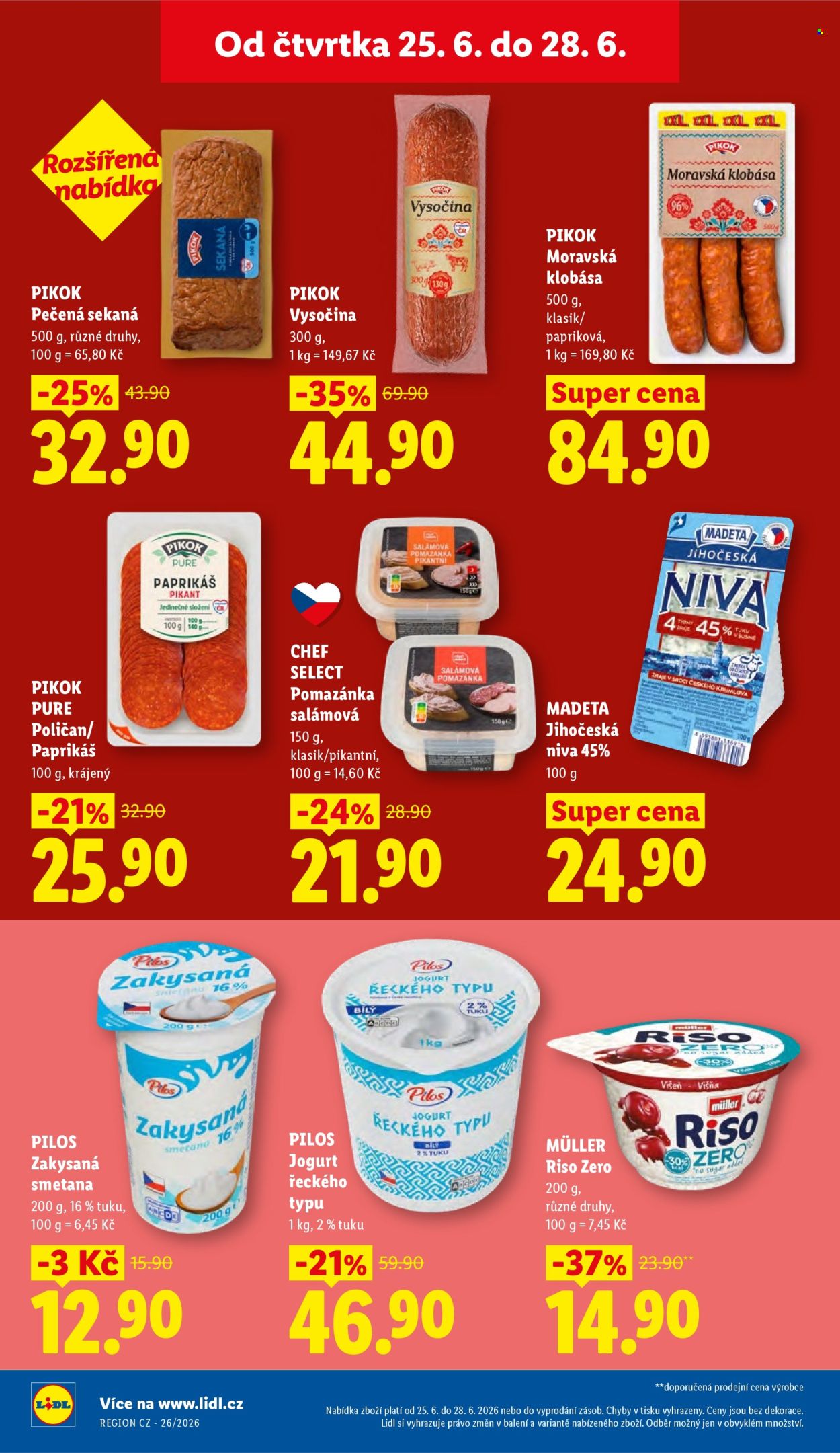 Leták Lidl - 25.6.2026 - 28.6.2026. Strana 14