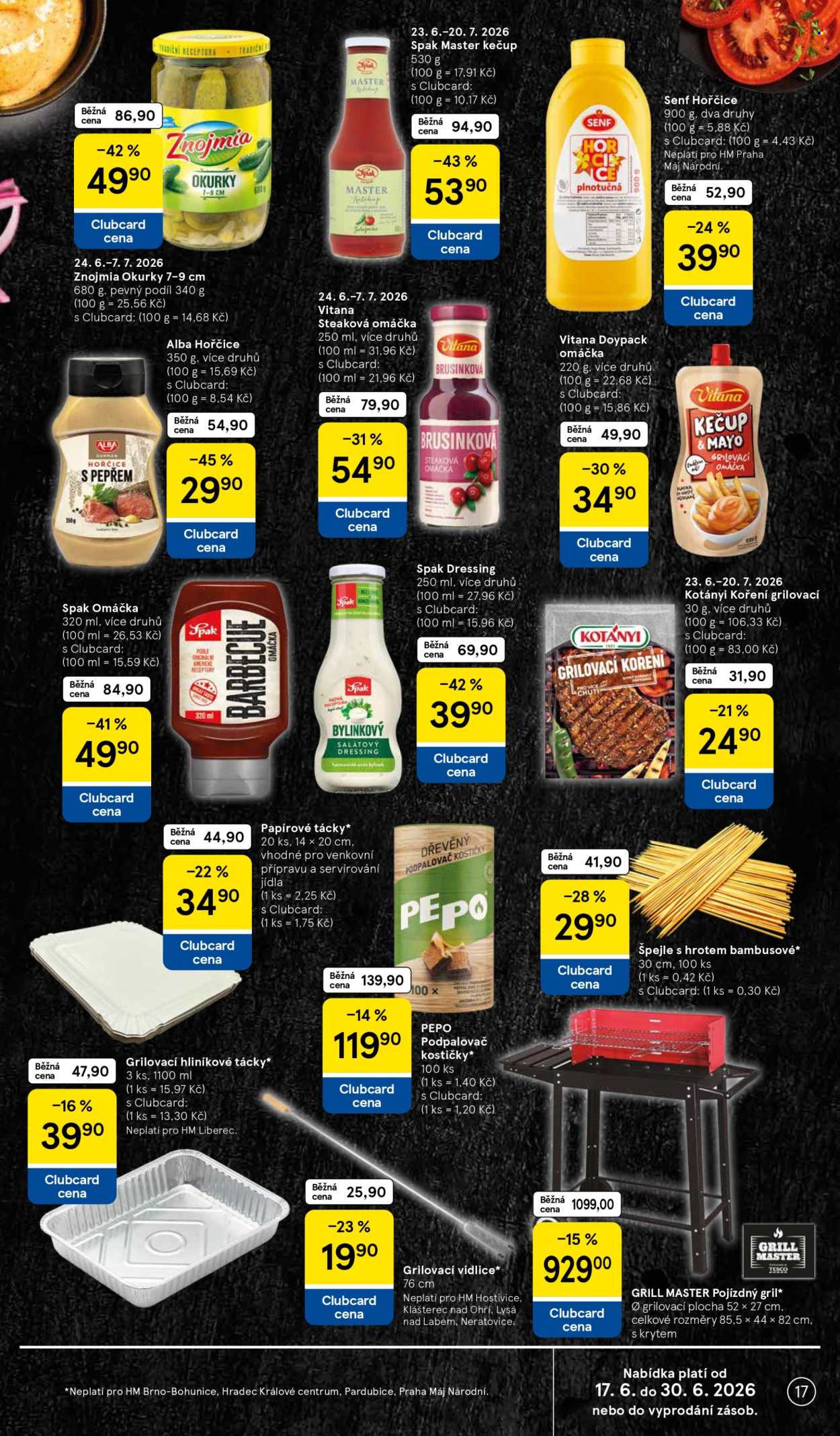 Leták TESCO - 24.6.2026 - 30.6.2026. Strana 17