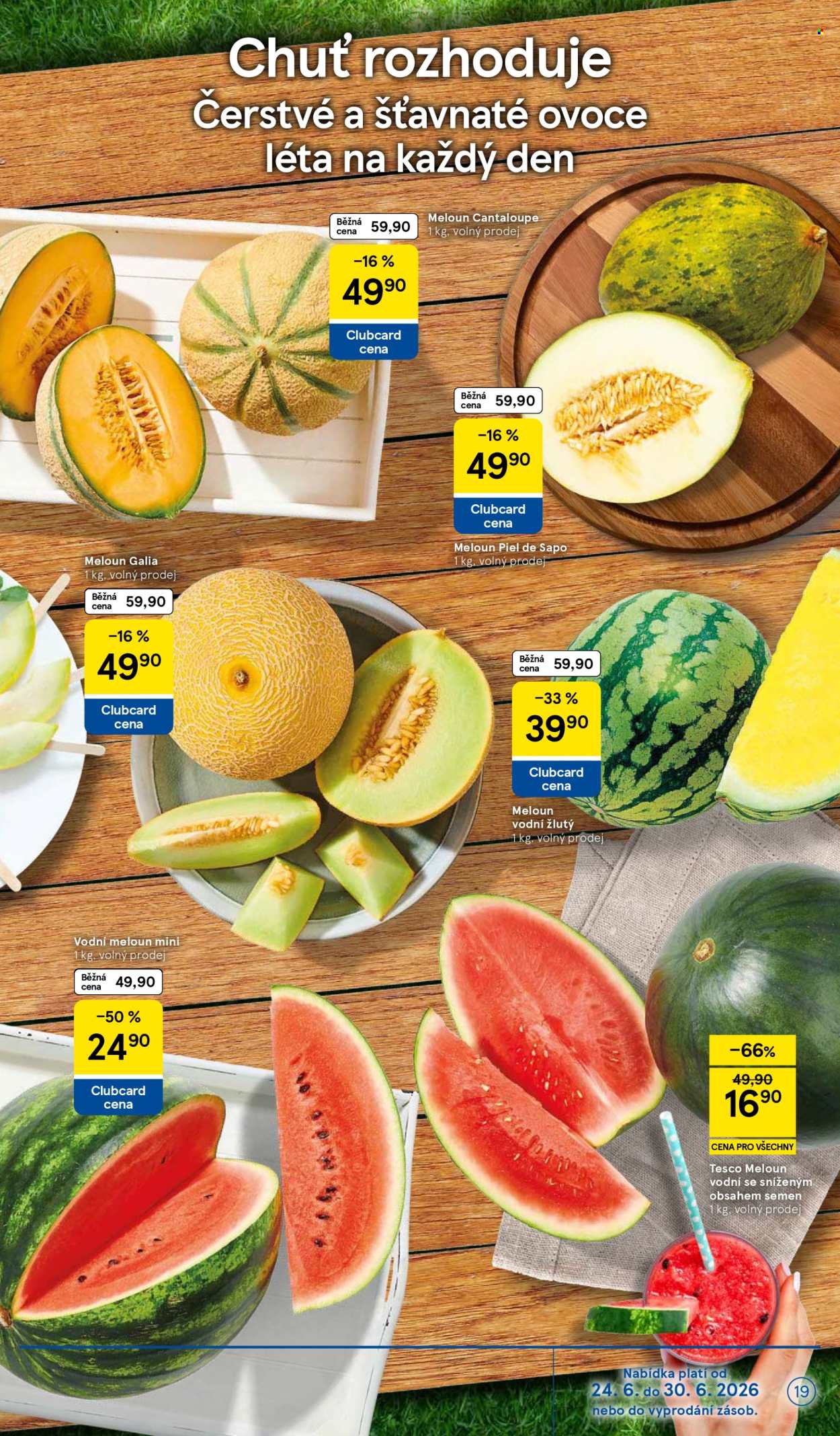 Leták TESCO - 24.6.2026 - 30.6.2026. Strana 19
