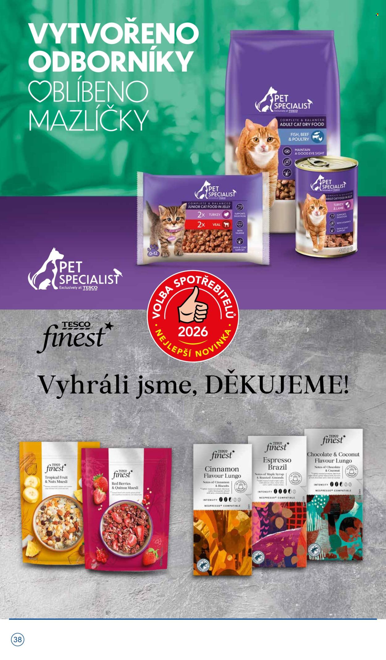 Leták TESCO - 24.6.2026 - 30.6.2026. Strana 38