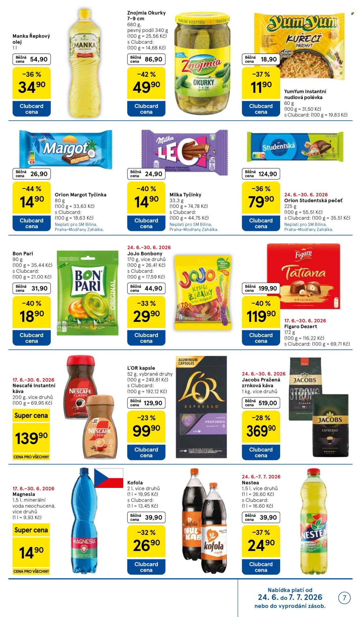 Leták TESCO supermarket - 24.6.2026 - 30.6.2026. Strana 7