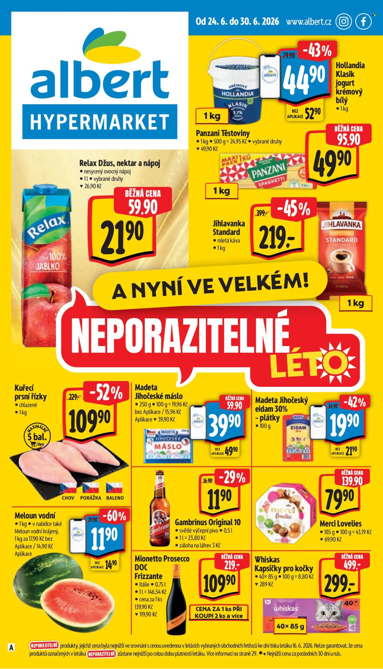 Leták Albert Hypermarket - 24.6.2026 - 30.6.2026. Strana 1