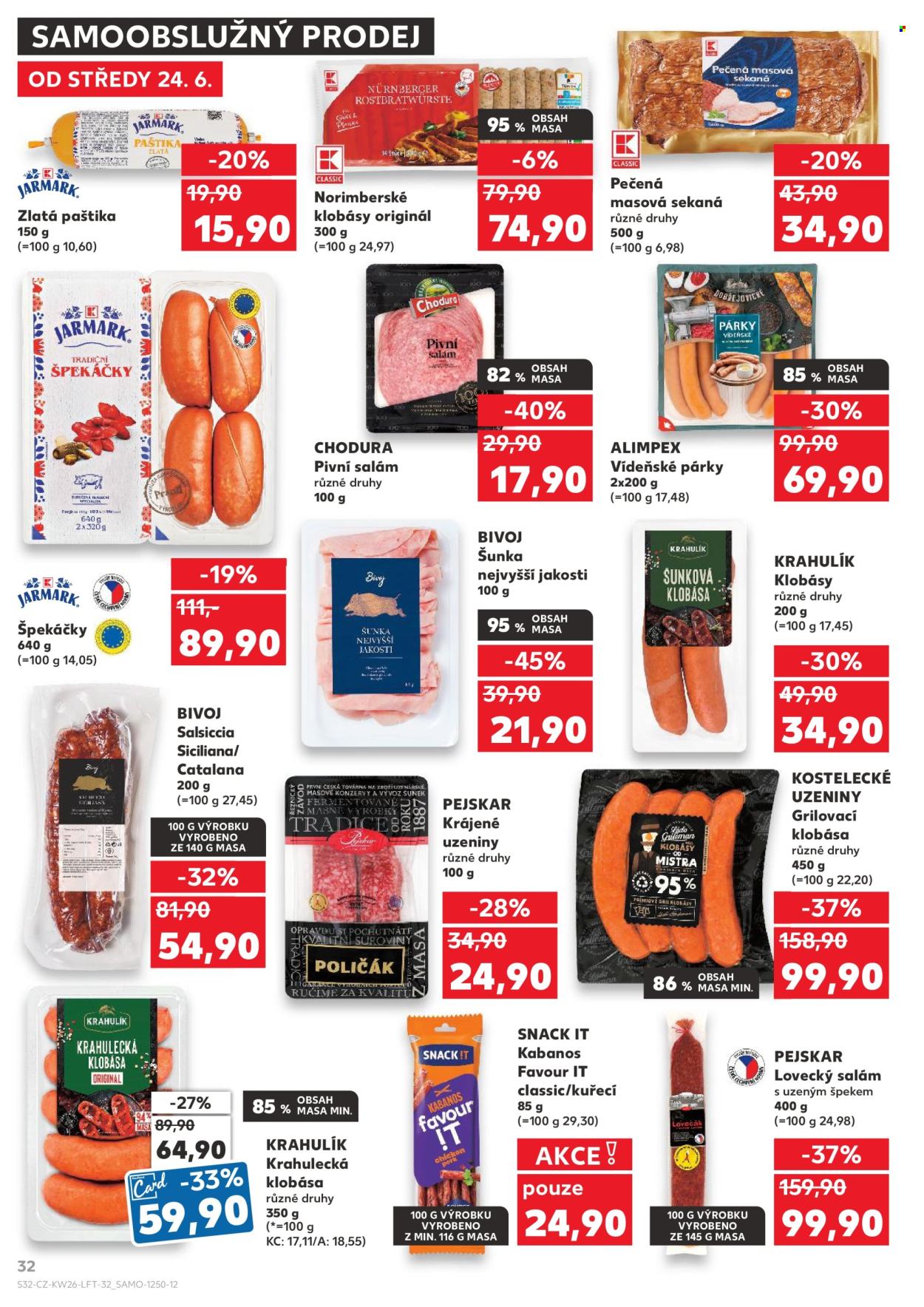 Leták Kaufland - 24.6.2026 - 30.6.2026. Strana 32