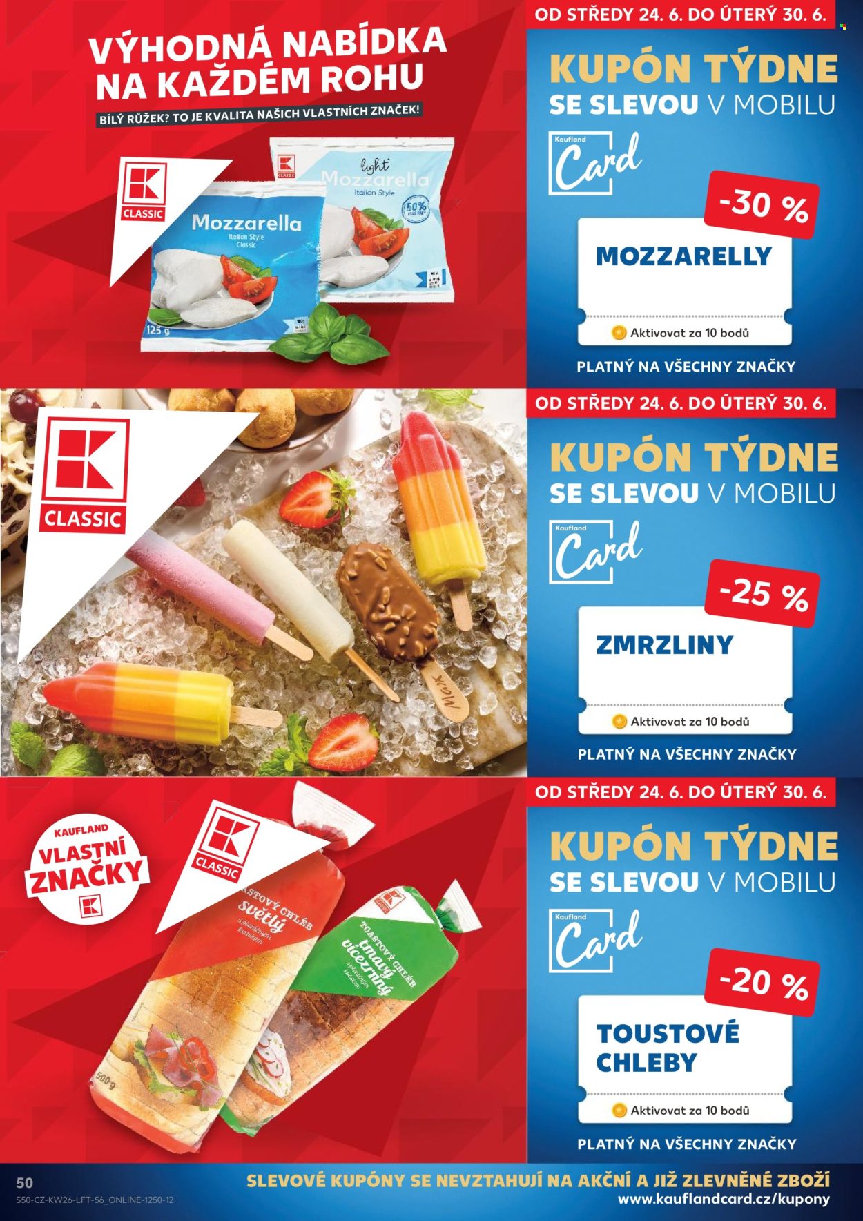 Leták Kaufland - 24.6.2026 - 30.6.2026. Strana 50