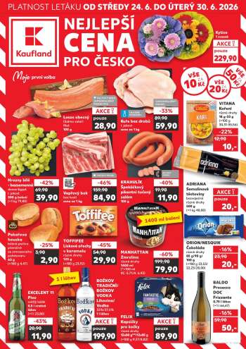 Leták Kaufland - 24.6.2026 - 30.6.2026.