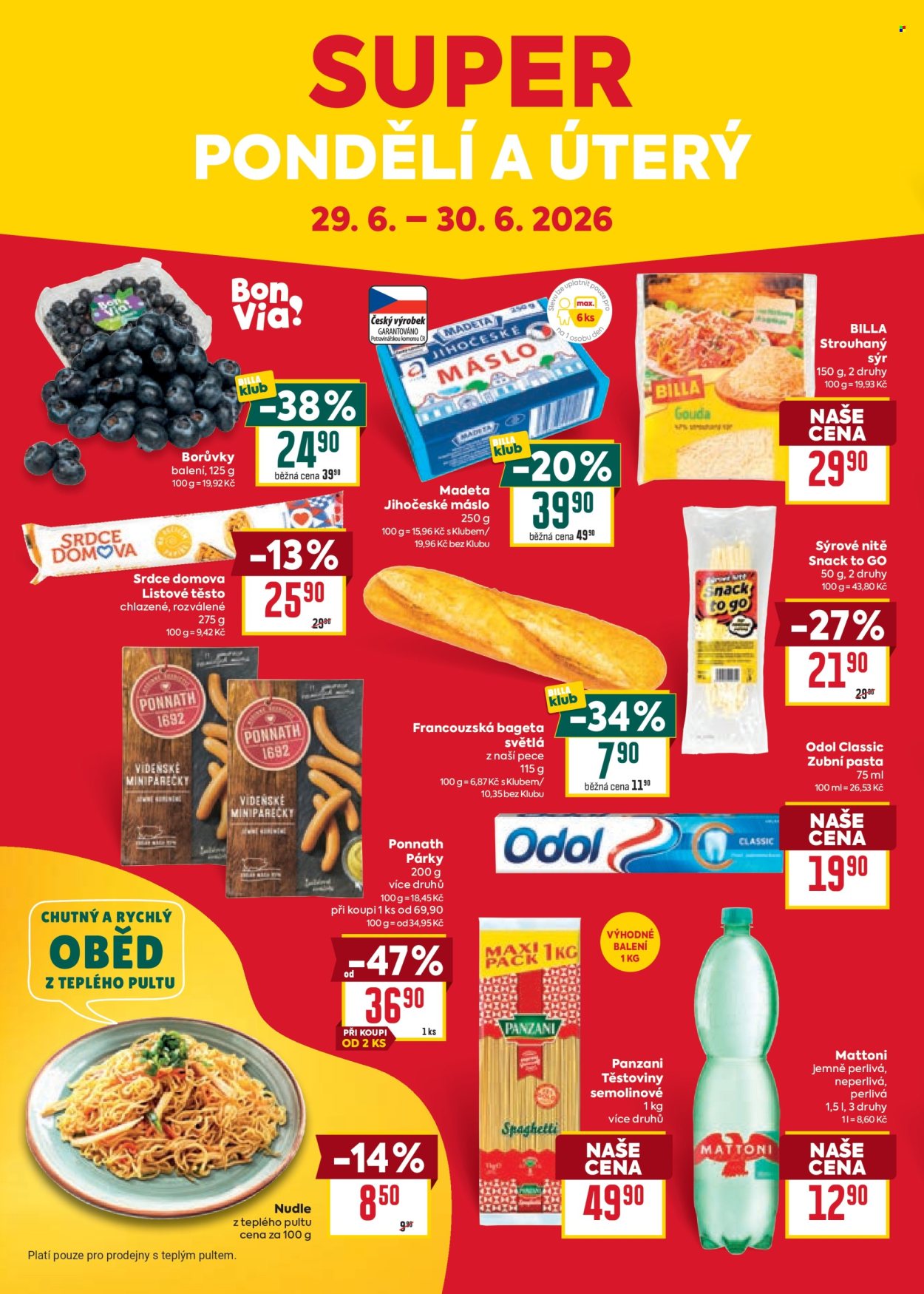 Leták BILLA - 24.6.2026 - 30.6.2026. Strana 30