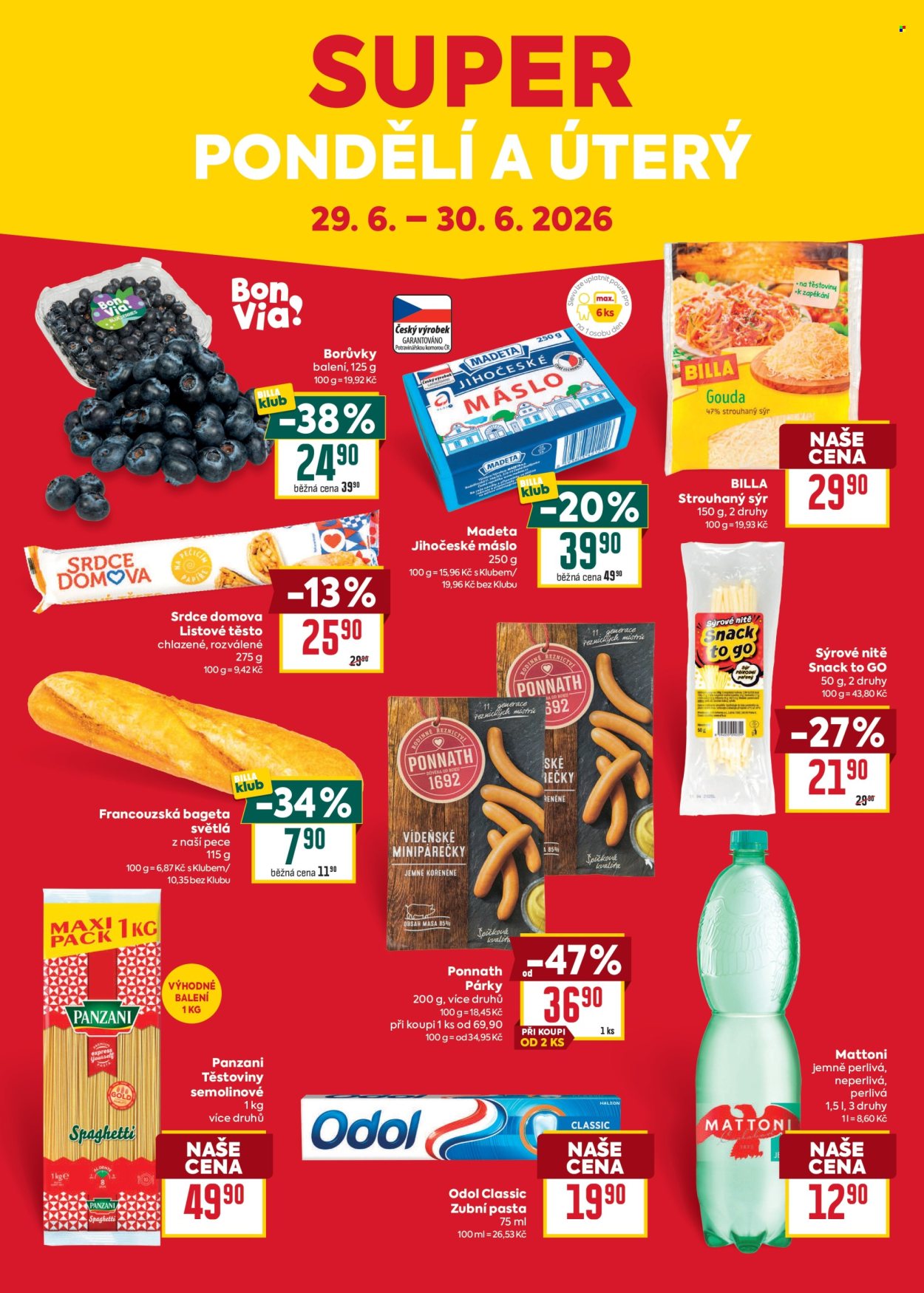 Leták BILLA - 24.6.2026 - 30.6.2026. Strana 8