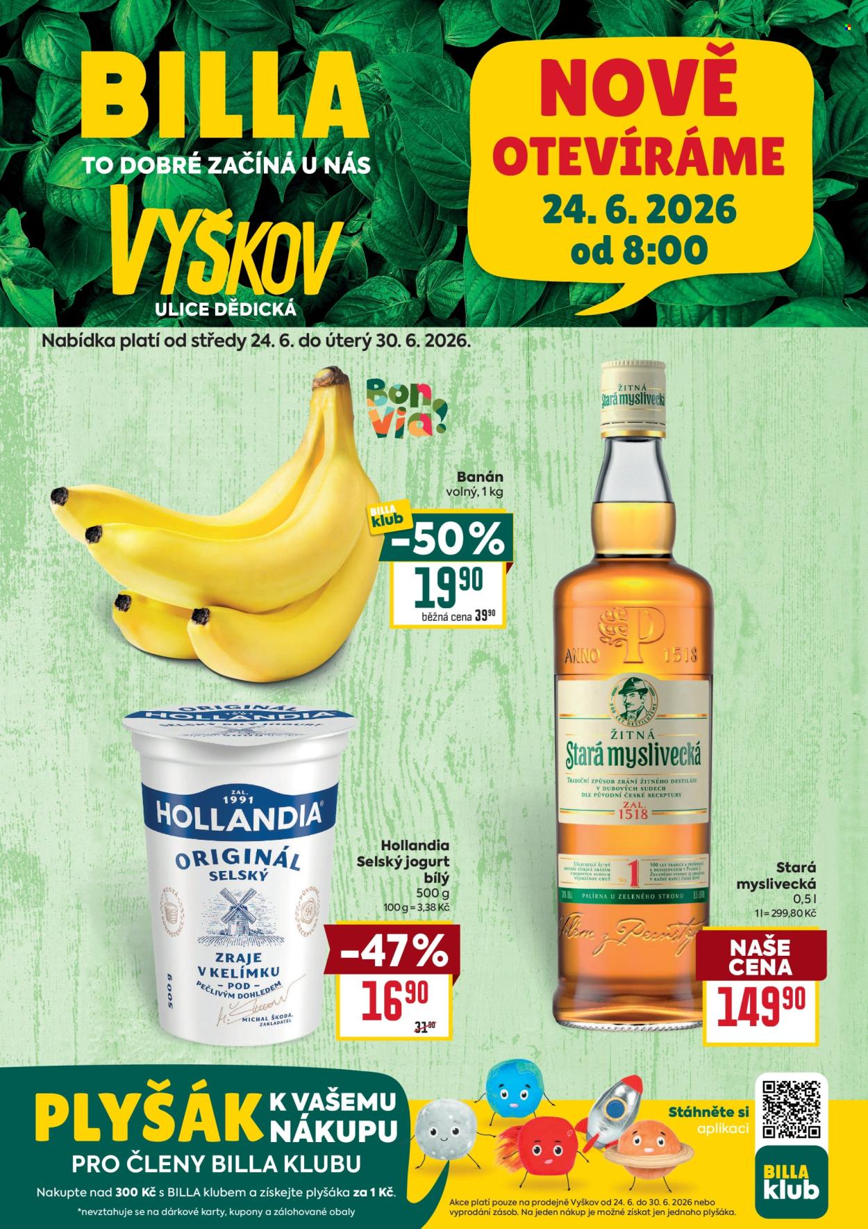 Leták BILLA - 24.6.2026 - 30.6.2026. Strana 1