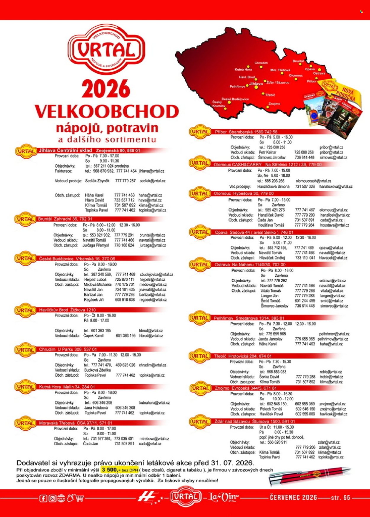 Leták Vrtal - 1.7.2026 - 31.7.2026. Strana 55