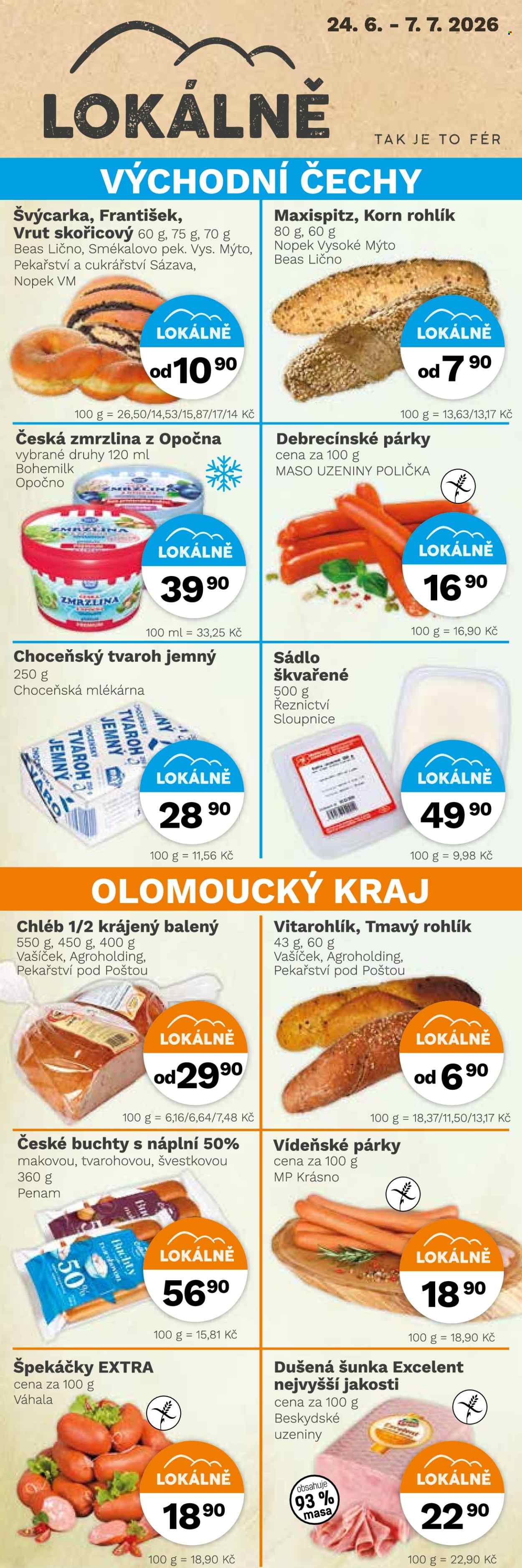 Leták Konzum - 24.6.2026 - 7.7.2026. Strana 2
