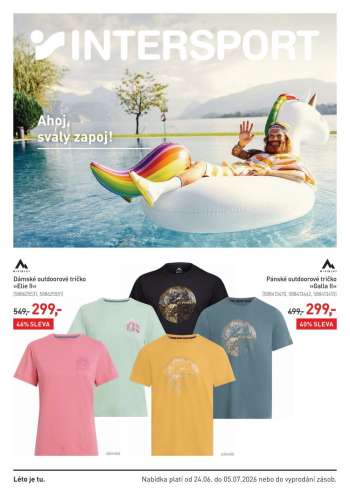 Leták INTERSPORT - 24.6.2026 - 5.7.2026.