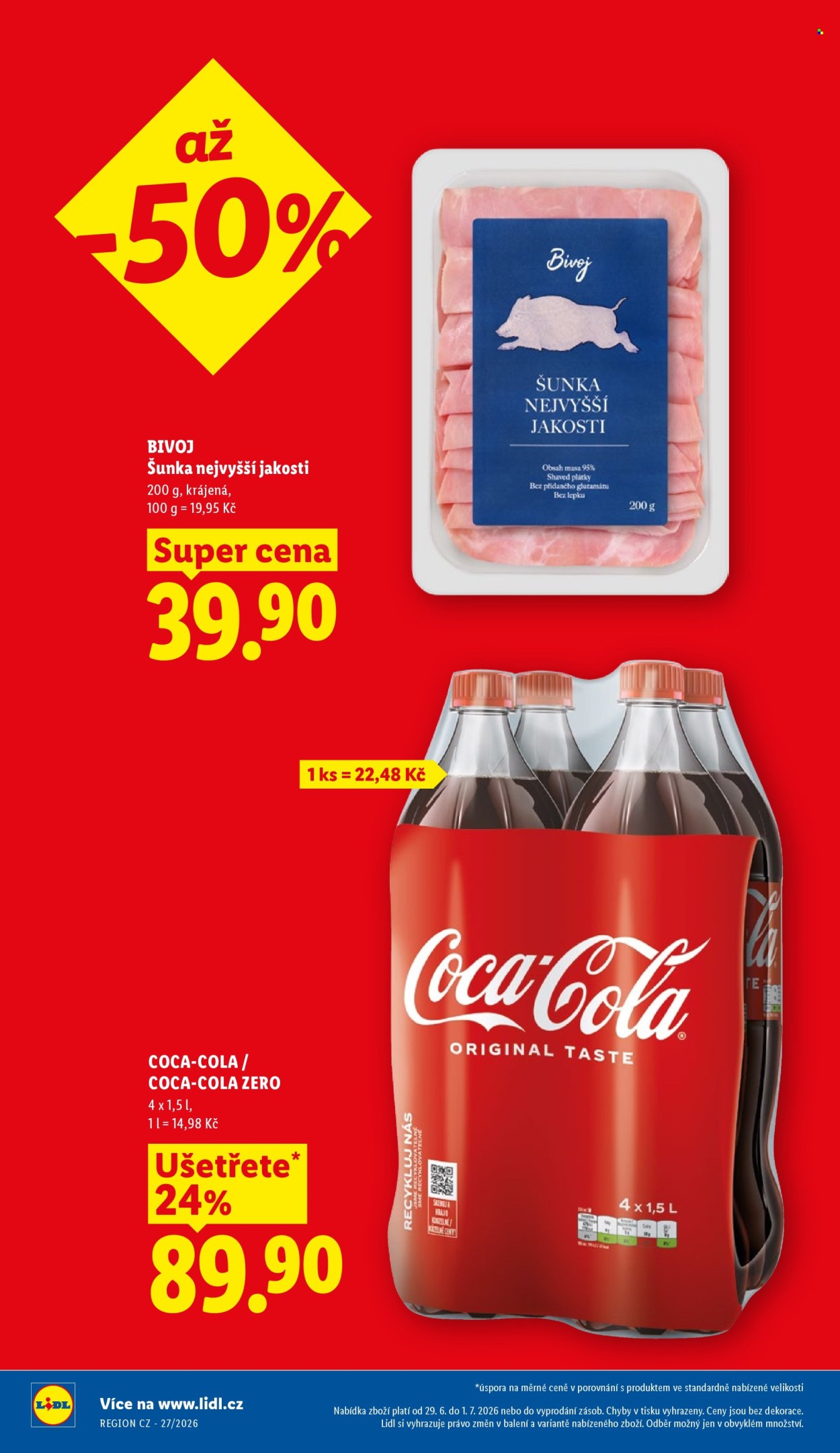 Leták Lidl - 29.6.2026 - 1.7.2026. Strana 6