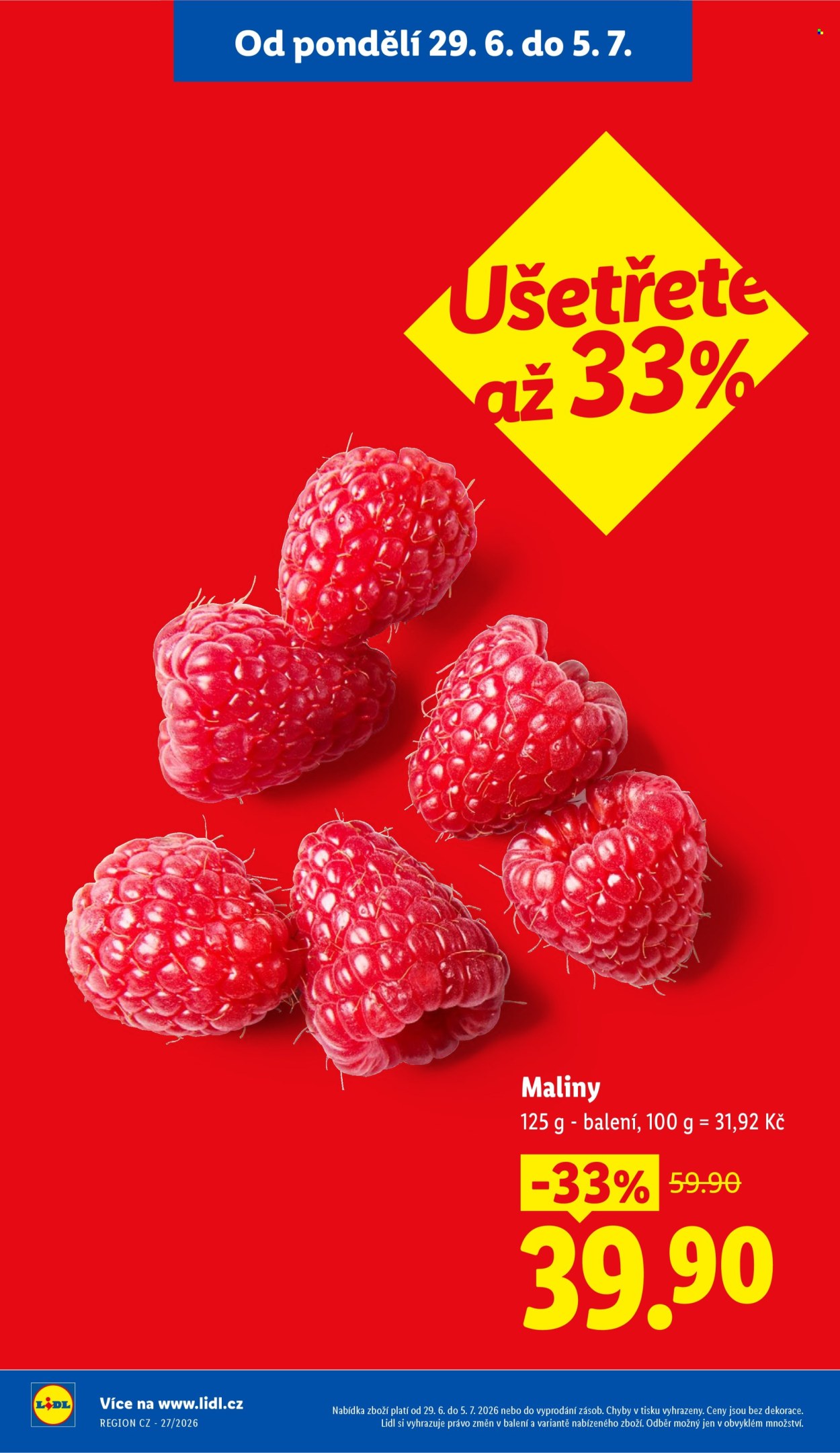 Leták Lidl - 29.6.2026 - 1.7.2026. Strana 12