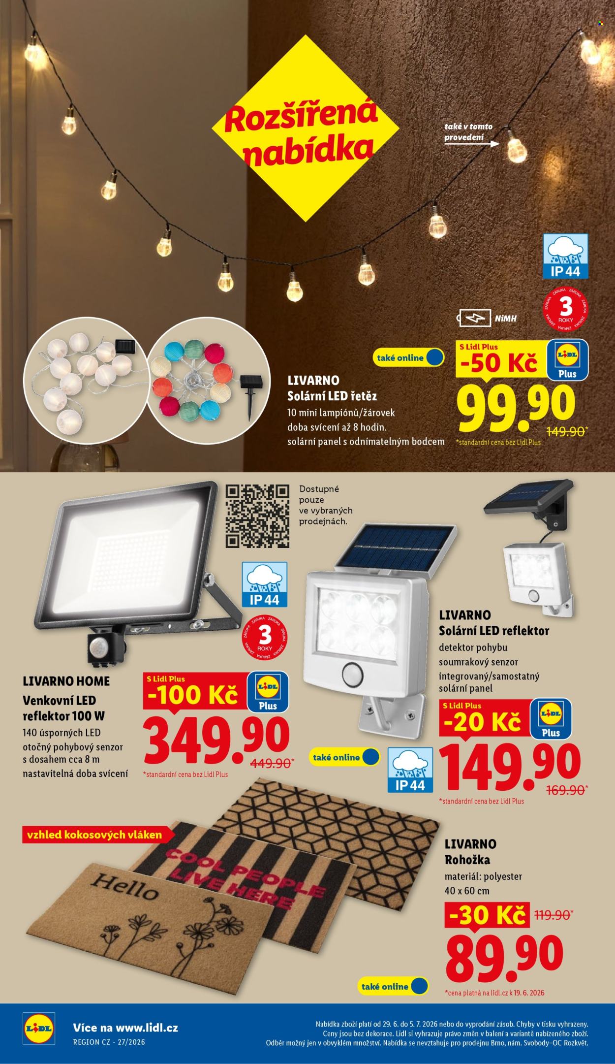 Leták Lidl - 29.6.2026 - 1.7.2026. Strana 44