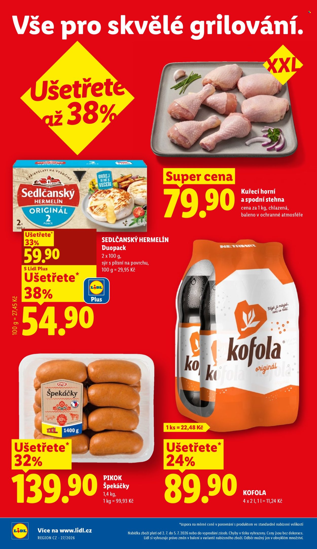 Leták Lidl - 2.7.2026 - 5.7.2026. Strana 4