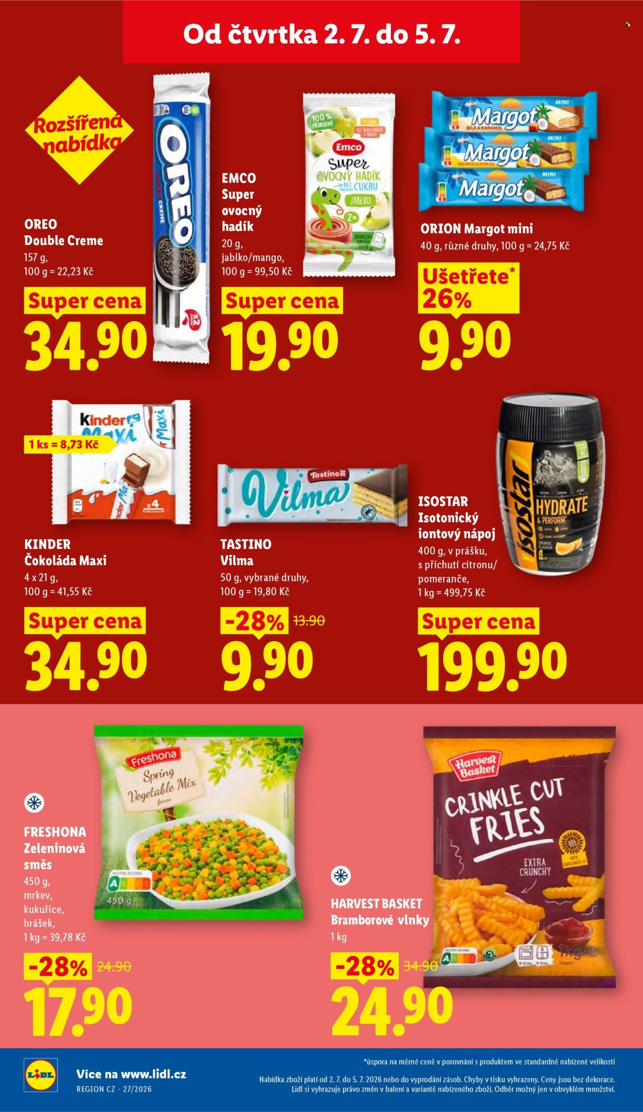 Leták Lidl - 2.7.2026 - 5.7.2026. Strana 22