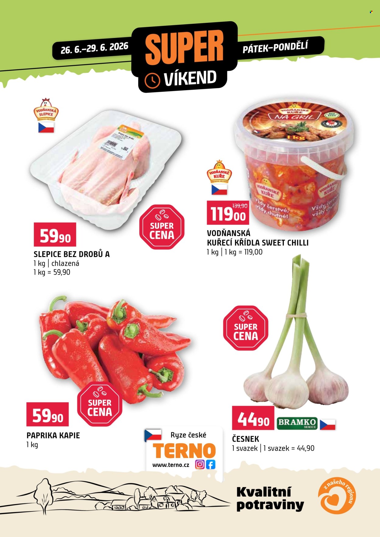 Leták coop TERNO - 26.6.2026 - 29.6.2026. Strana 1