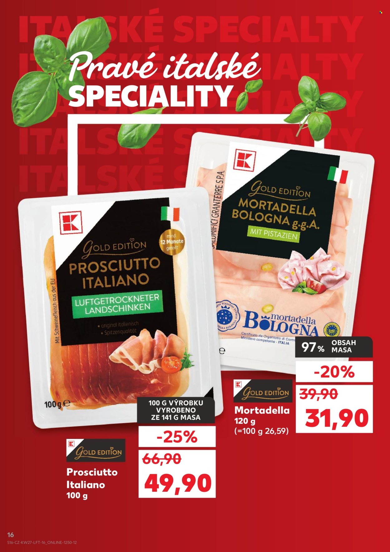 Leták Kaufland - 1.7.2026 - 7.7.2026. Strana 16