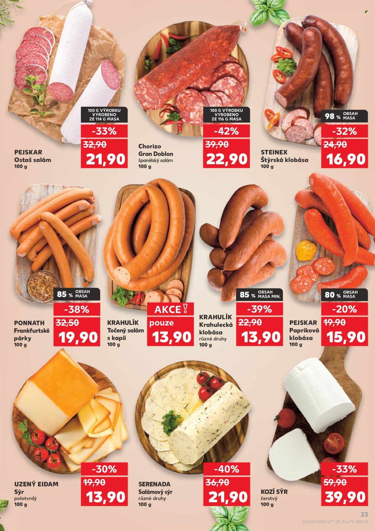 Leták Kaufland - 1.7.2026 - 7.7.2026. Strana 23