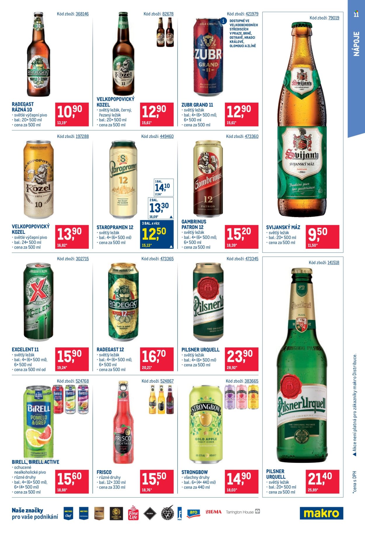 Leták MAKRO - 1.7.2026 - 14.7.2026. Strana 11