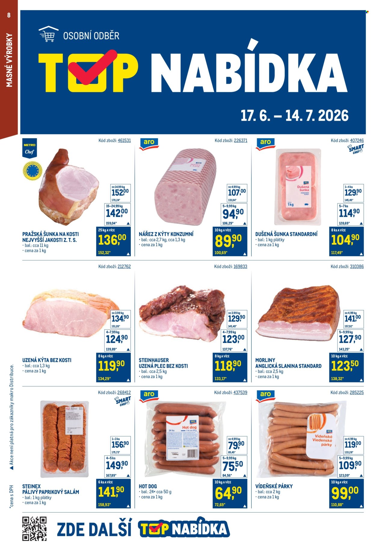 Leták MAKRO - 1.7.2026 - 14.7.2026. Strana 8