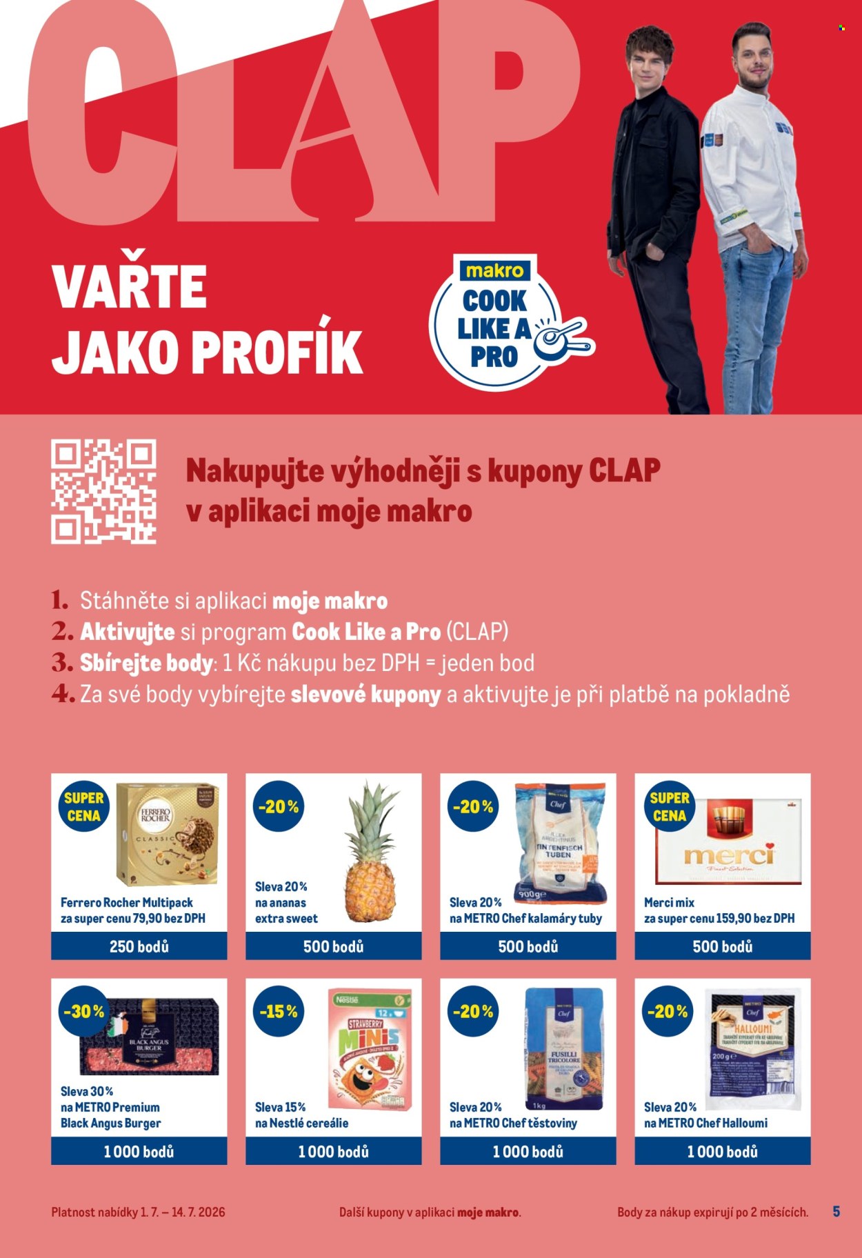 Leták MAKRO - 1.7.2026 - 14.7.2026. Strana 5