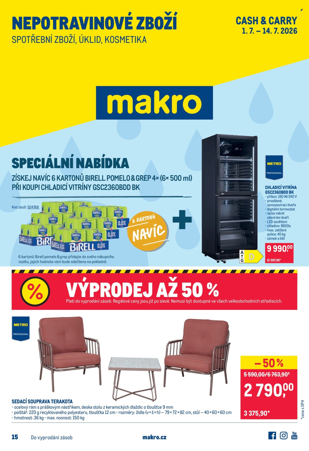Leták MAKRO - 1.7.2026 - 14.7.2026. Strana 1