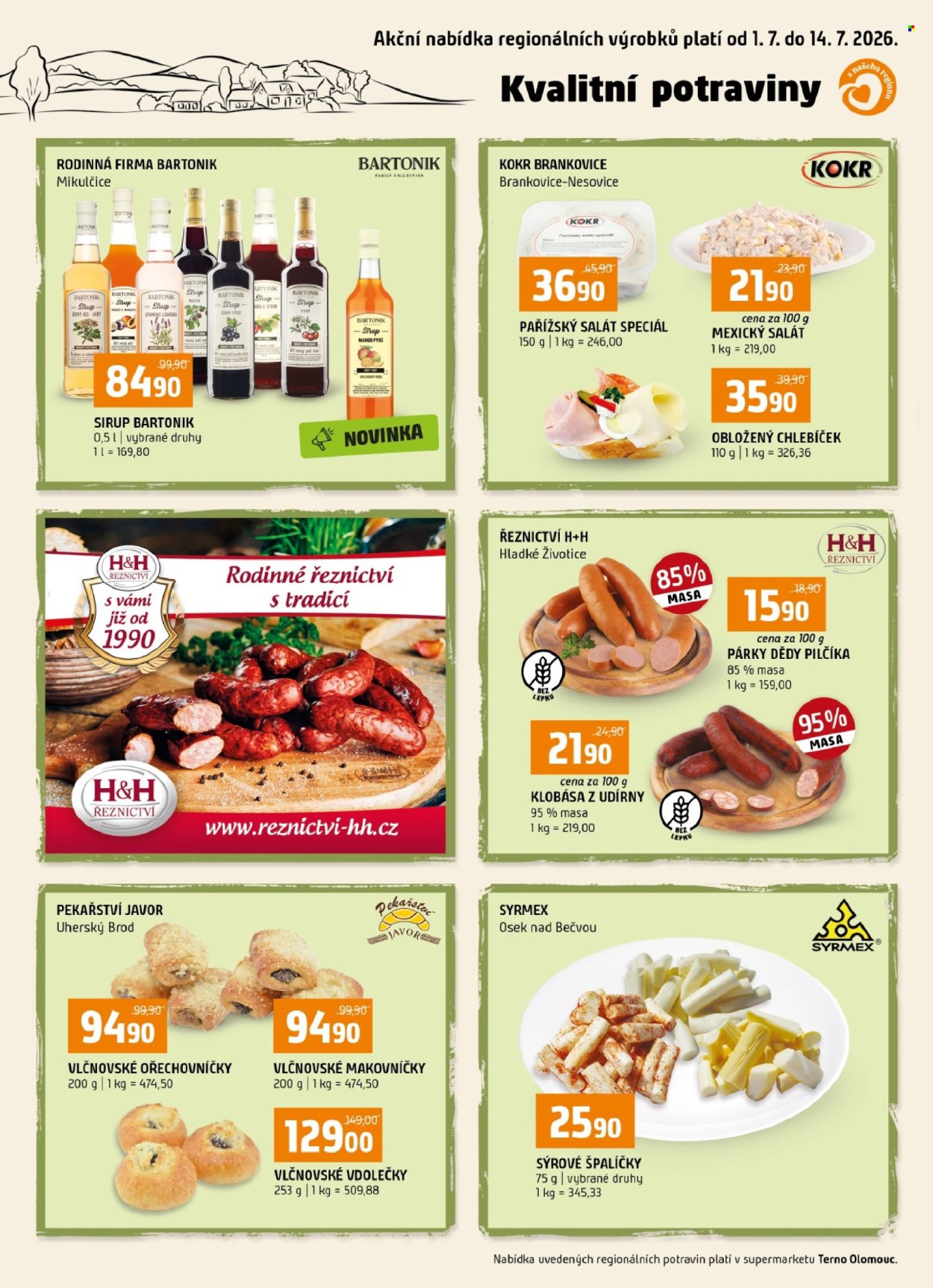 Leták coop TERNO - 1.7.2026 - 7.7.2026. Strana 16