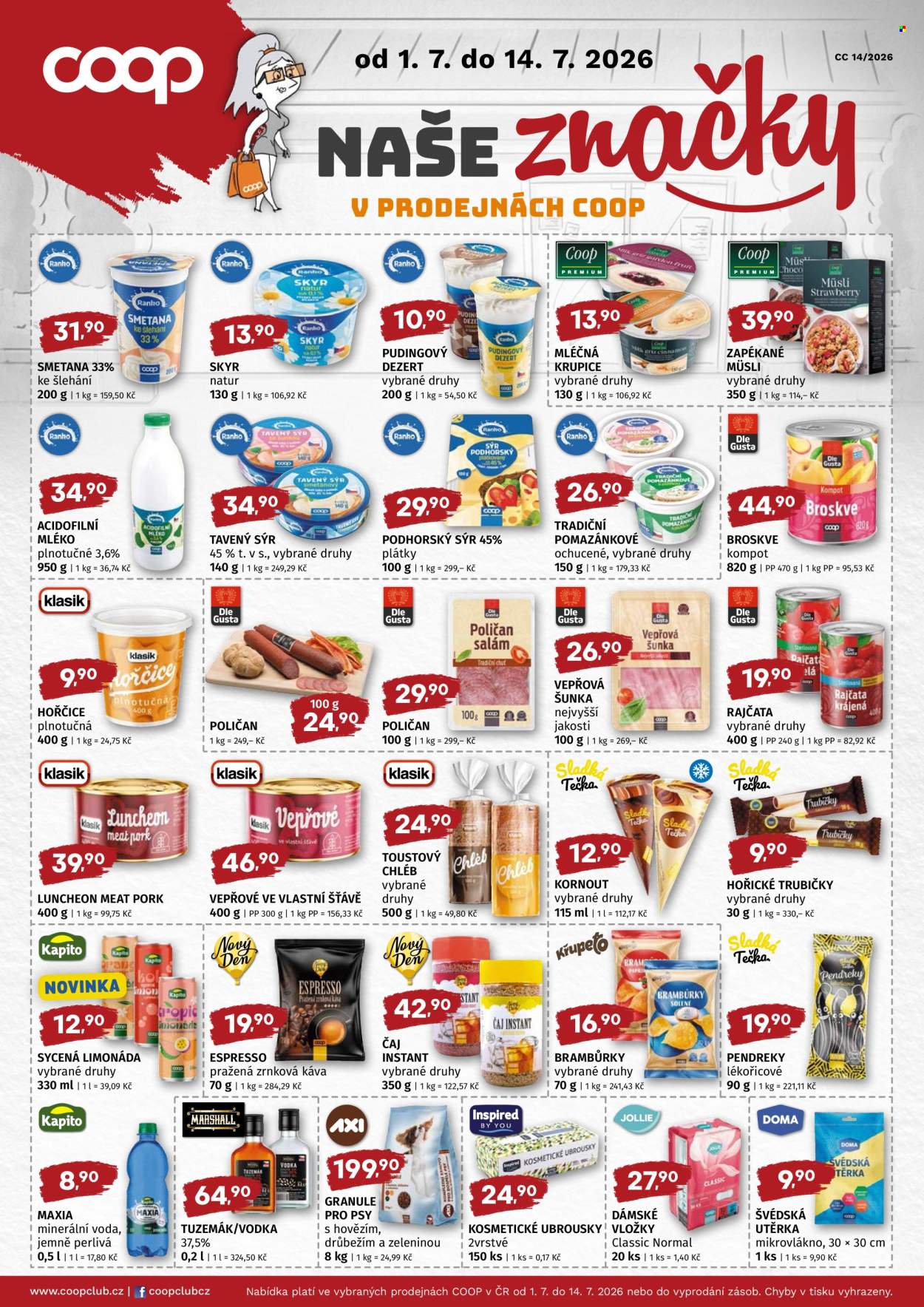 Leták coop TERNO - 1.7.2026 - 14.7.2026. Strana 2