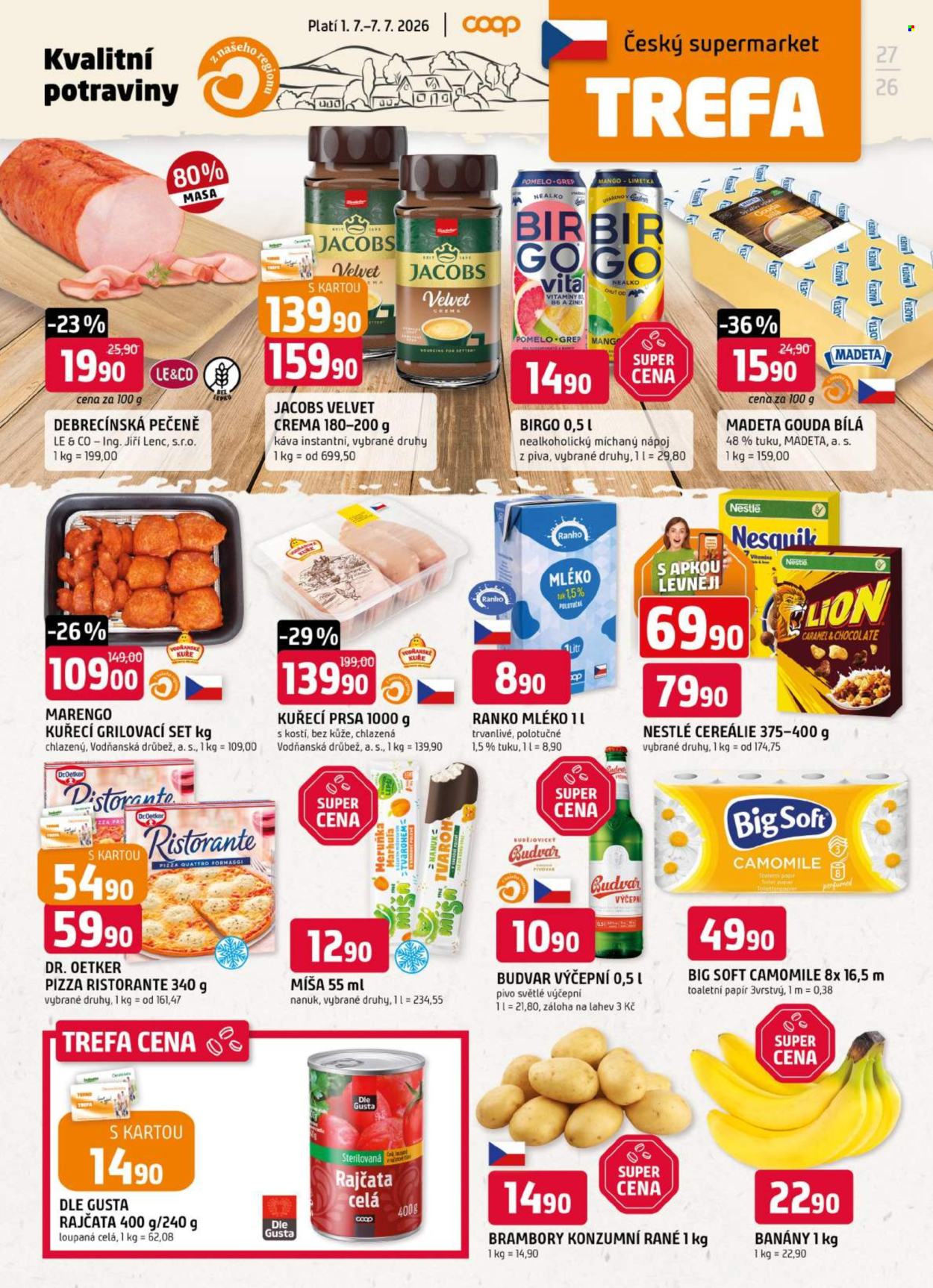 Leták TREFA coop - 1.7.2026 - 7.7.2026. Strana 1