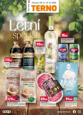 Leták coop TERNO - 30.6.2026 - 31.7.2026.