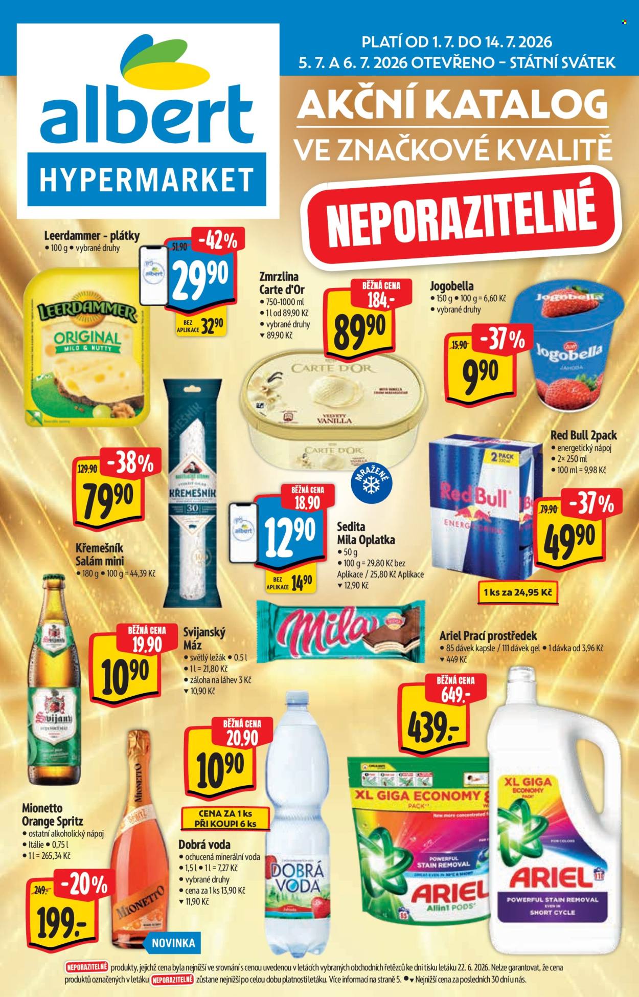 Leták Albert Hypermarket - 1.7.2026 - 14.7.2026. Strana 1
