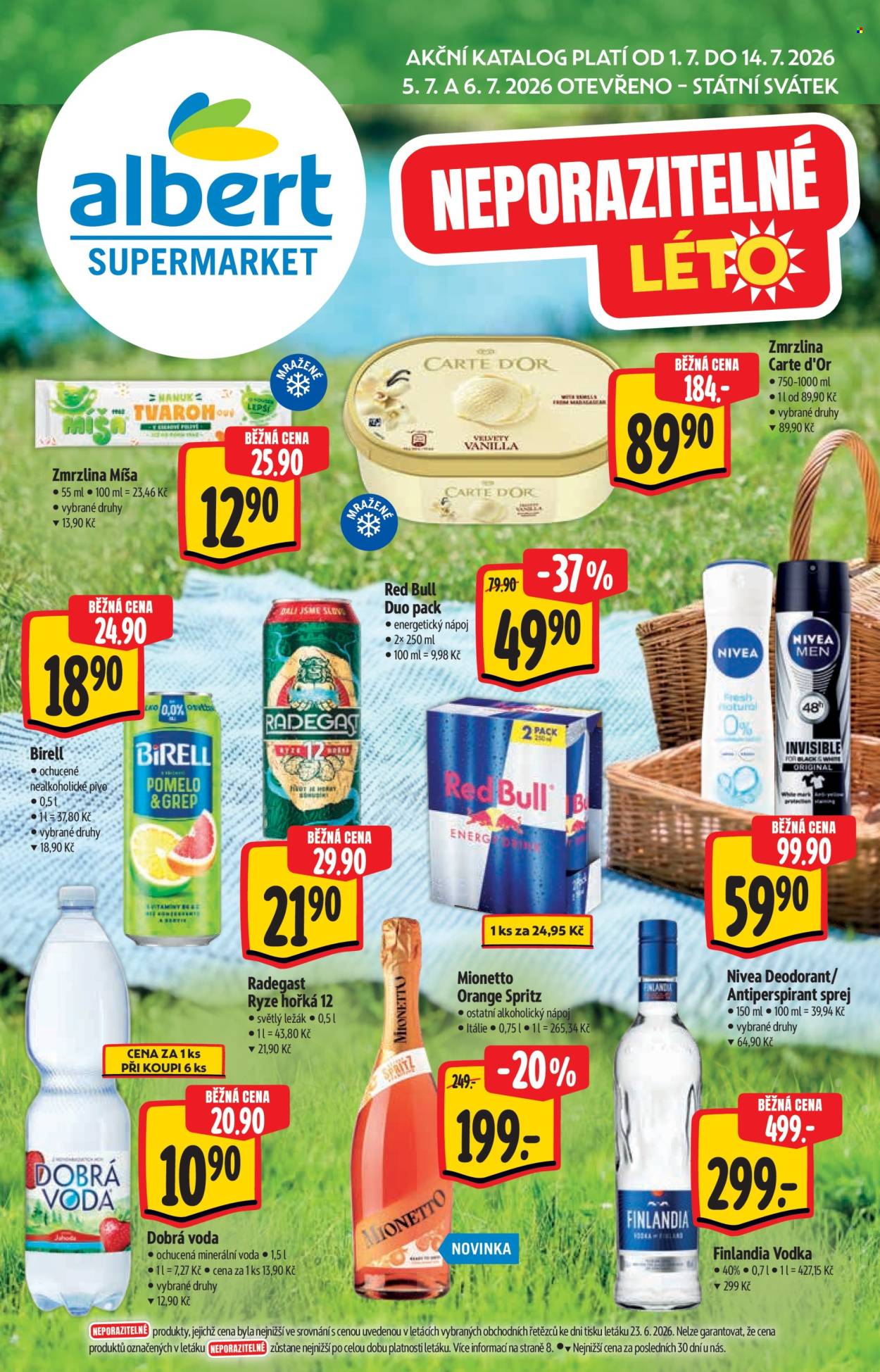 Leták Albert Supermarket - 1.7.2026 - 14.7.2026. Strana 1
