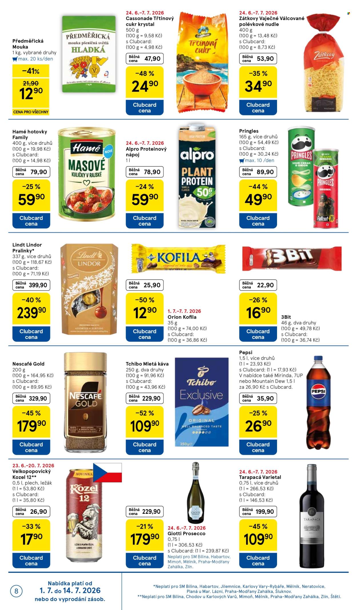 Leták TESCO supermarket - 1.7.2026 - 7.7.2026. Strana 8