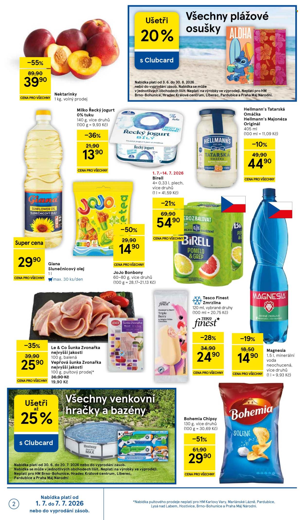 Leták TESCO - 1.7.2026 - 7.7.2026. Strana 2