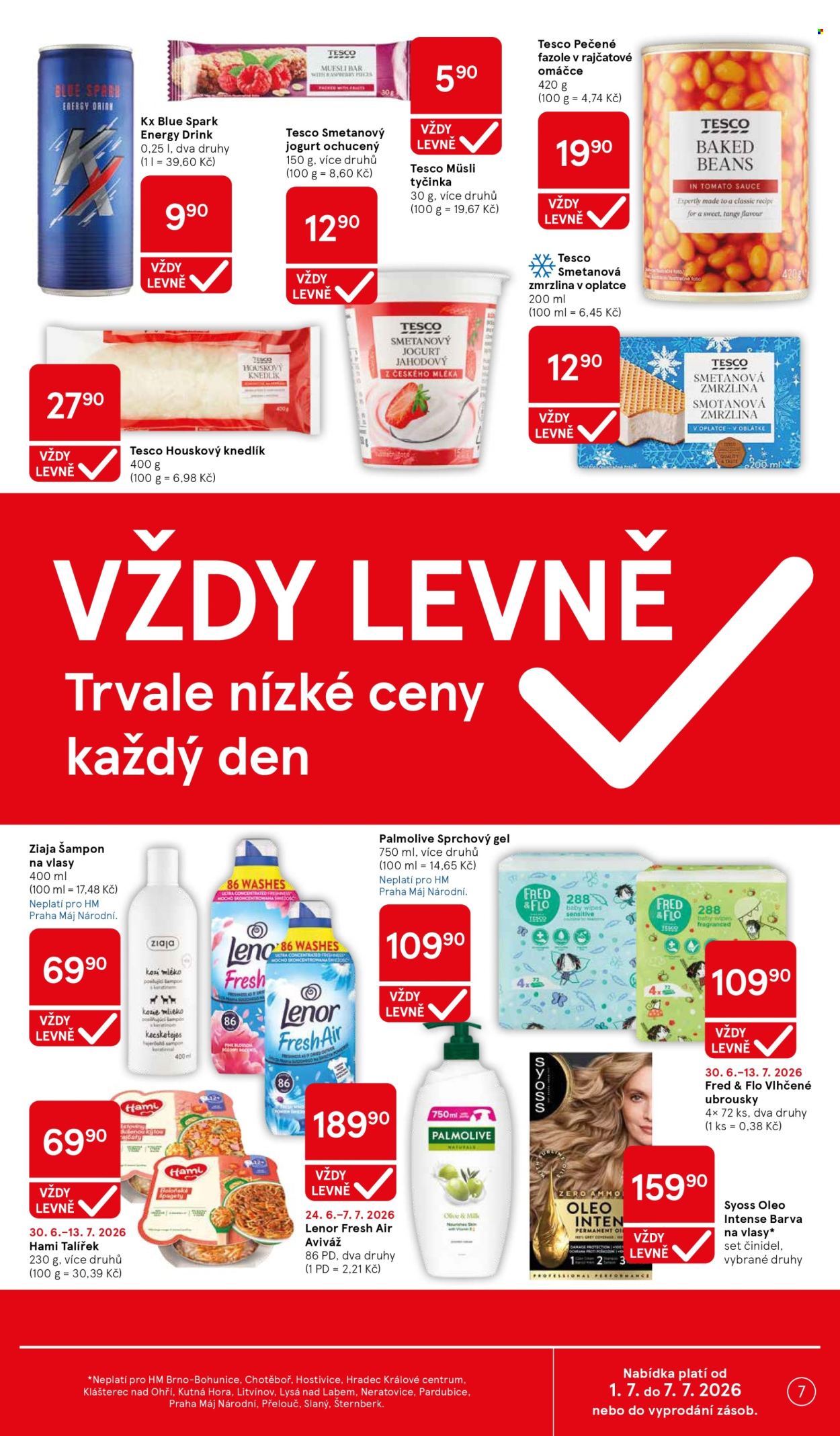 Leták TESCO - 1.7.2026 - 7.7.2026. Strana 7