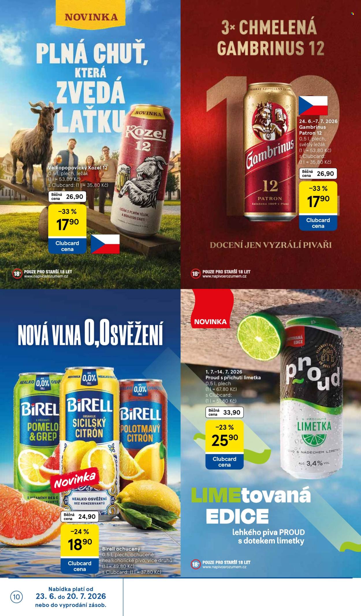 Leták TESCO - 1.7.2026 - 7.7.2026. Strana 10