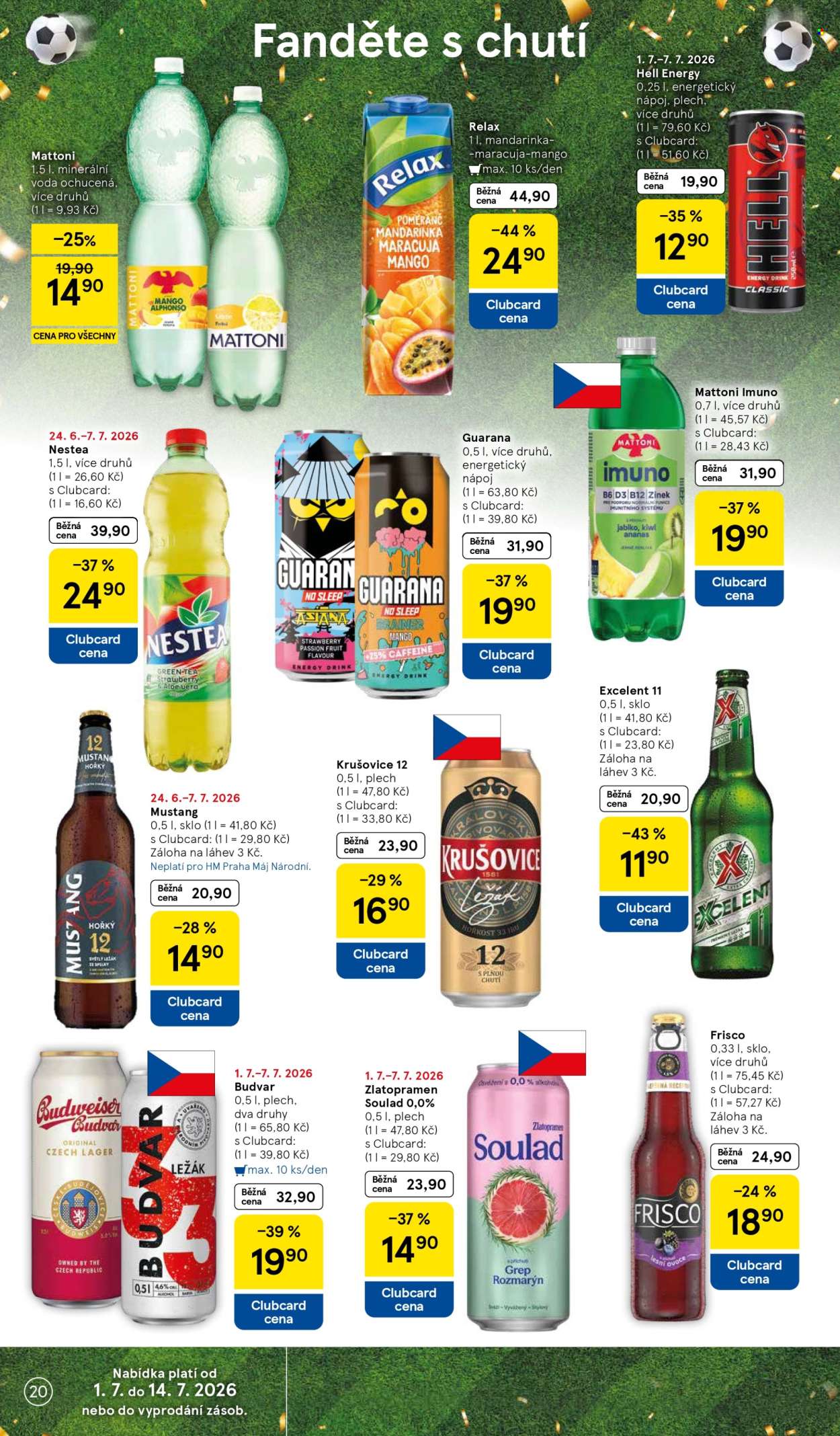 Leták TESCO - 1.7.2026 - 7.7.2026. Strana 20
