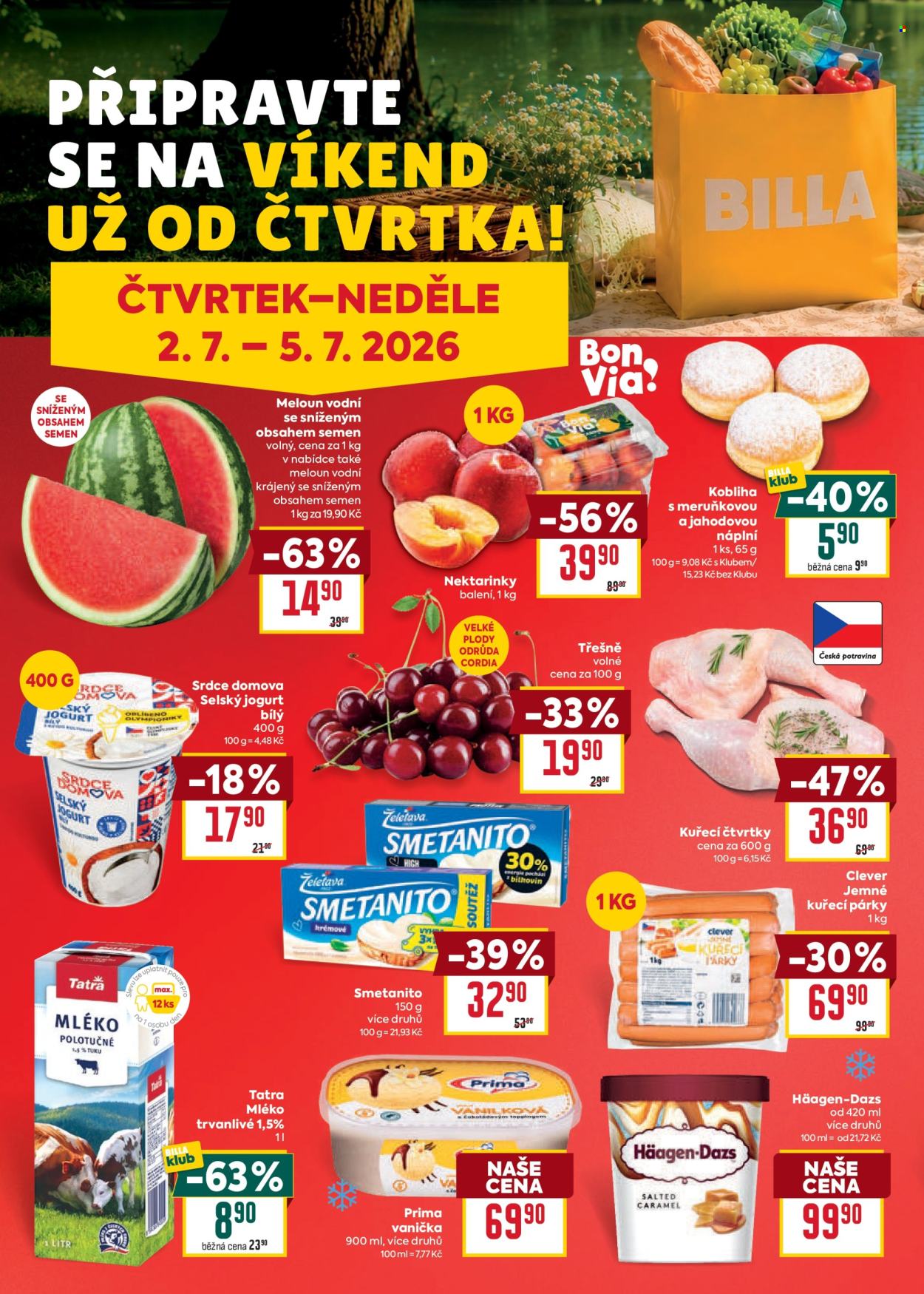 Leták BILLA - 1.7.2026 - 7.7.2026. Strana 26