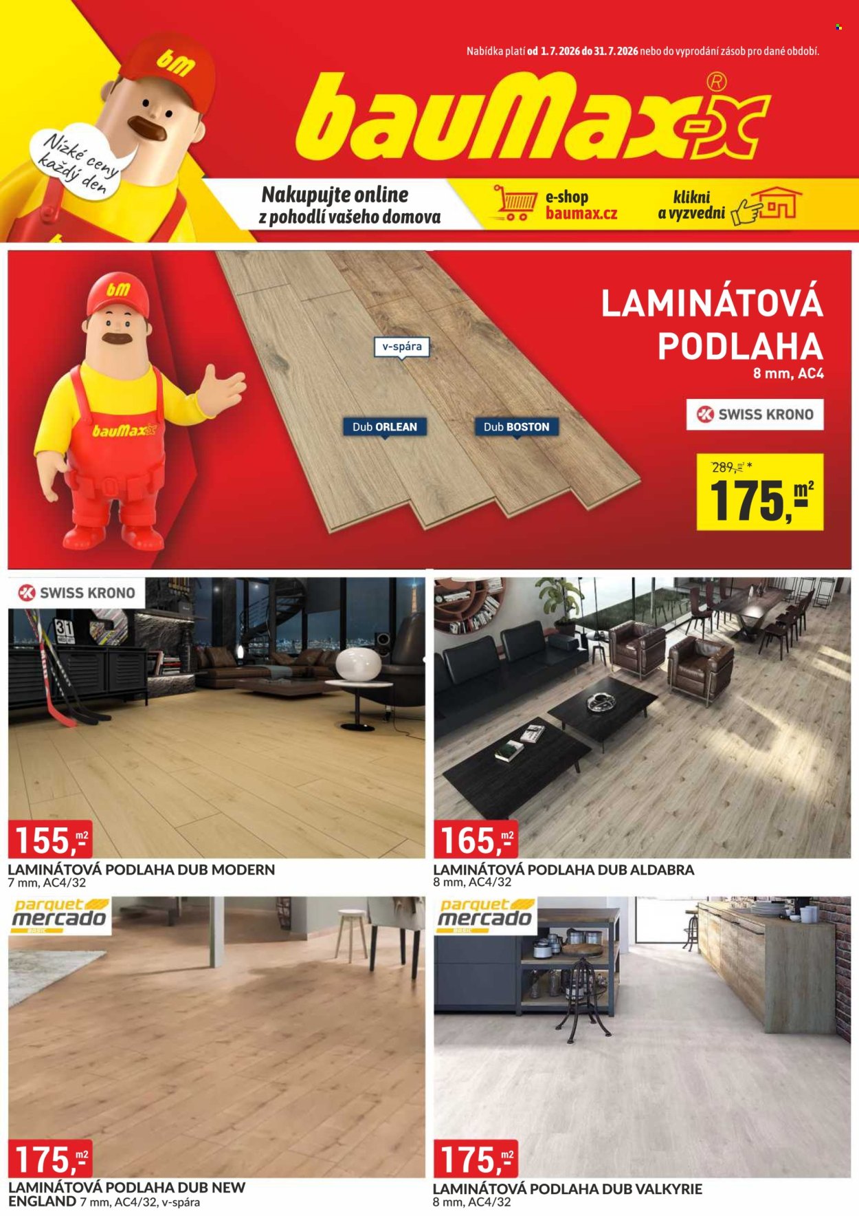 Leták Baumax - 1.7.2026 - 31.7.2026. Strana 1