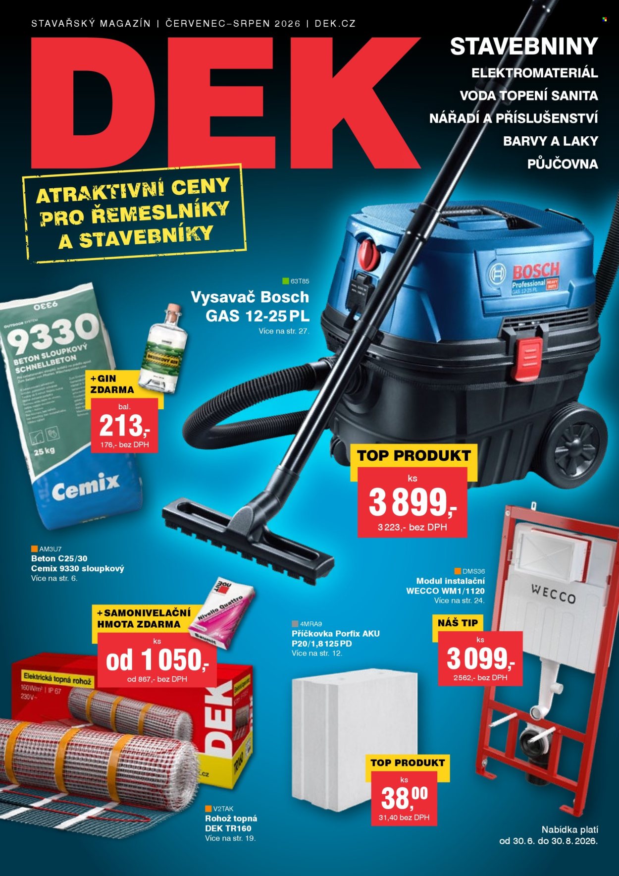 Leták DEK - 30.6.2026 - 30.8.2026. Strana 1