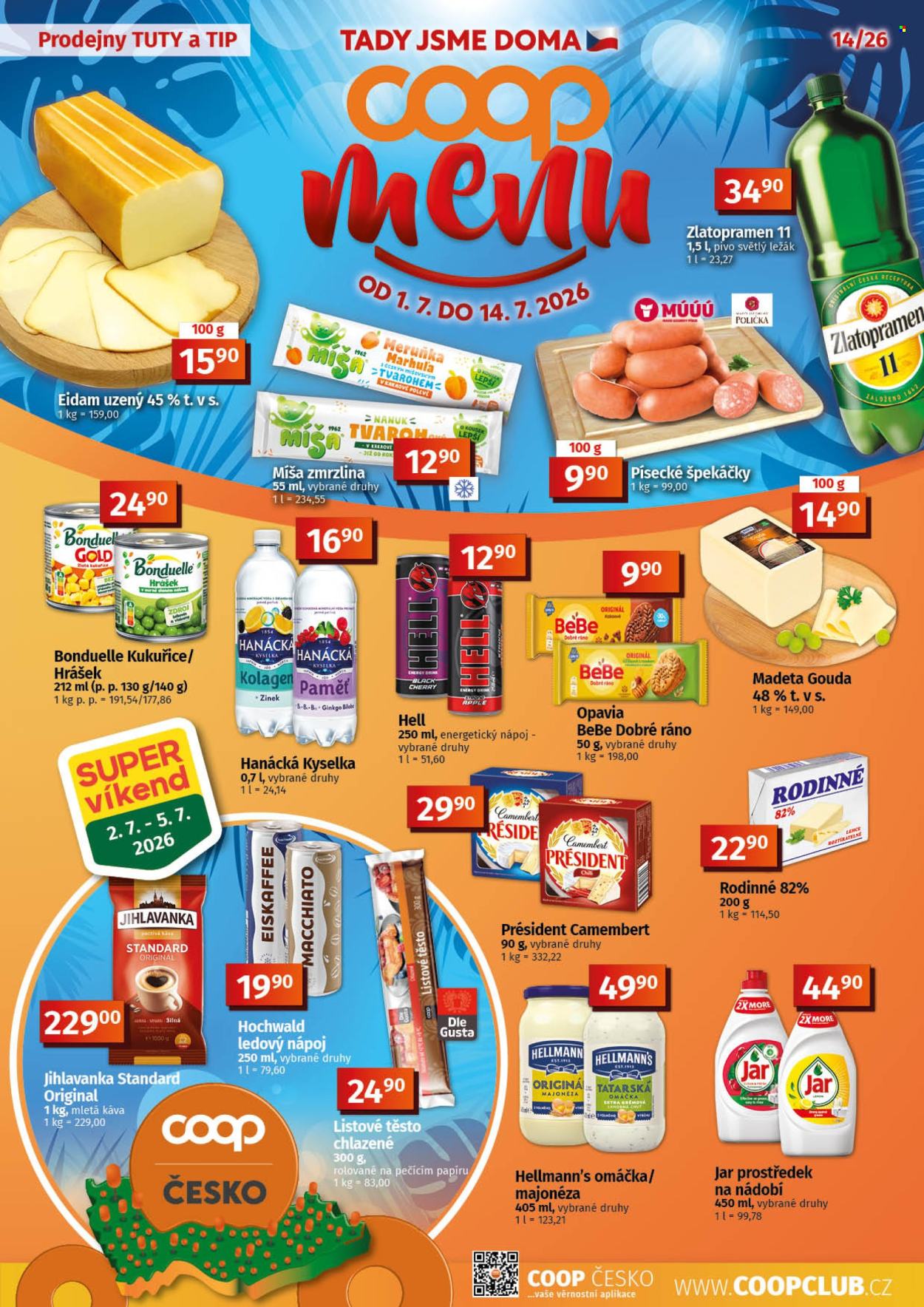 Leták coop TUTY - 1.7.2026 - 14.7.2026. Strana 1