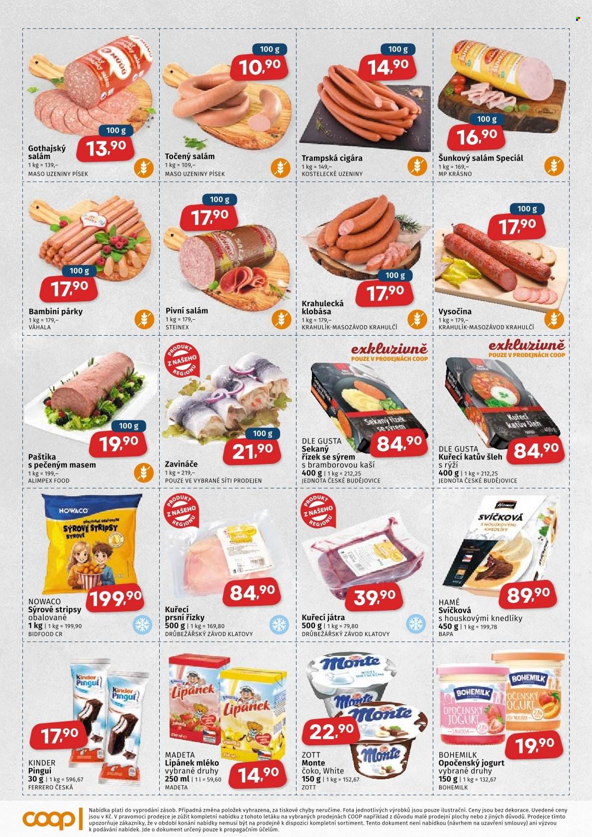 Leták coop JEDNOTA - 1.7.2026 - 14.7.2026. Strana 2