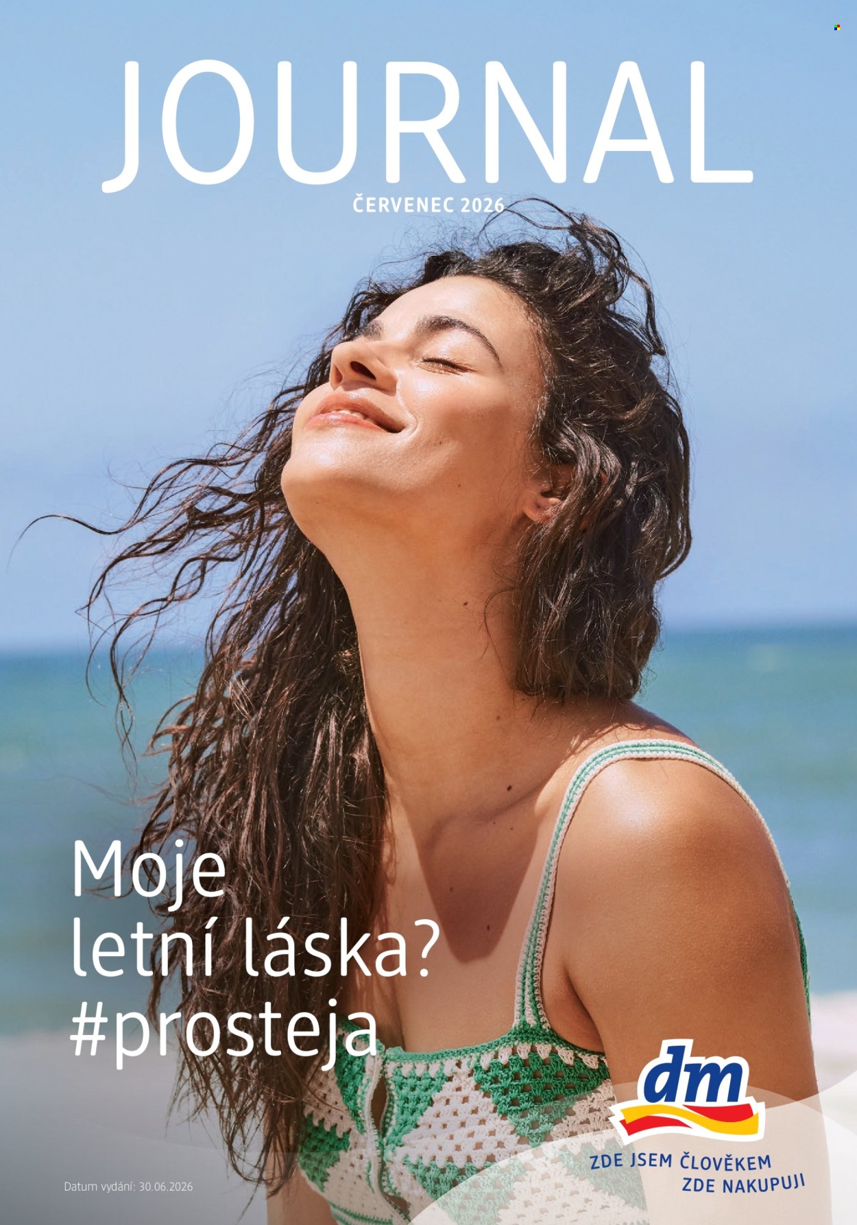 Leták dm drogerie - 30.6.2026 - 27.7.2026. Strana 1