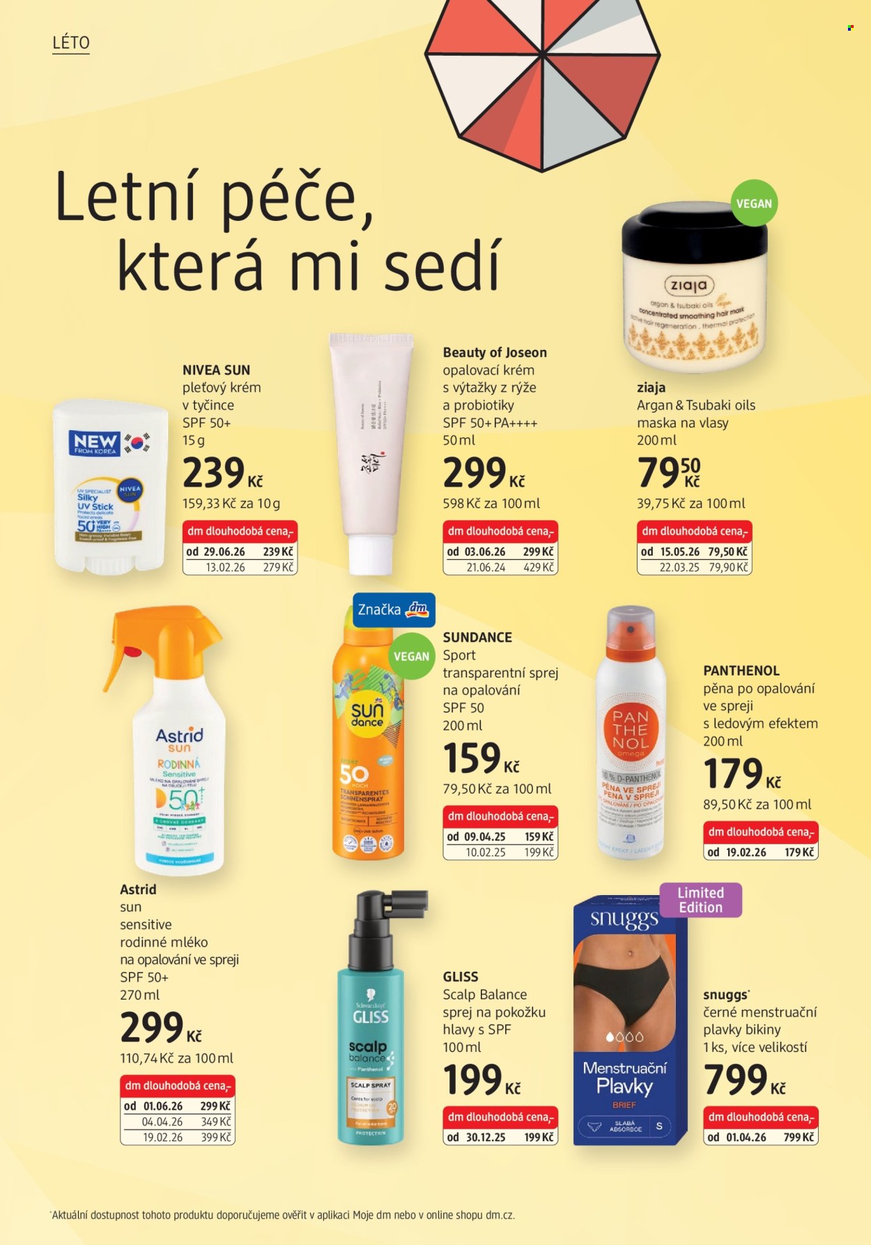 Leták dm drogerie - 30.6.2026 - 27.7.2026. Strana 4