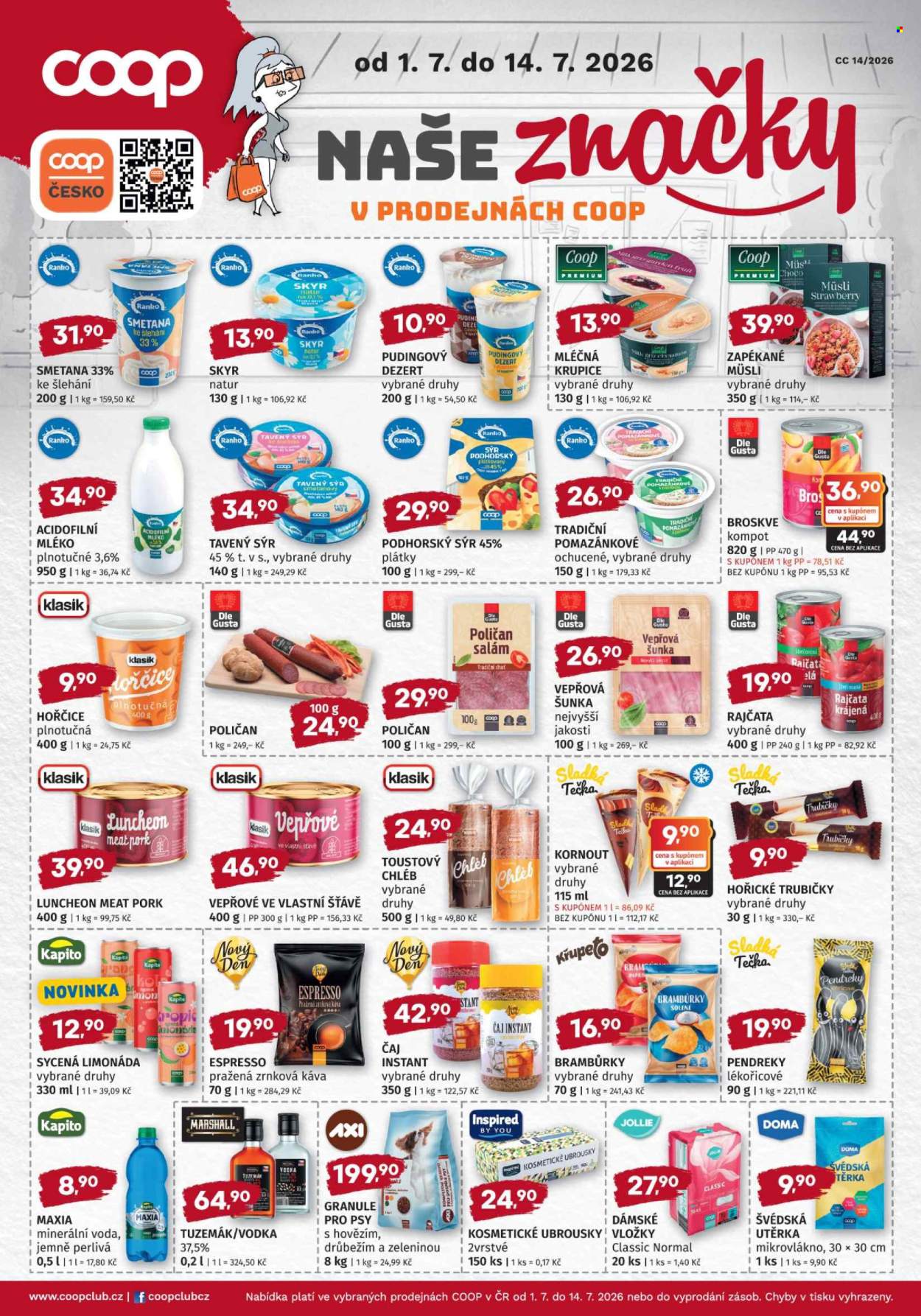 Leták Konzum - 1.7.2026 - 14.7.2026. Strana 5