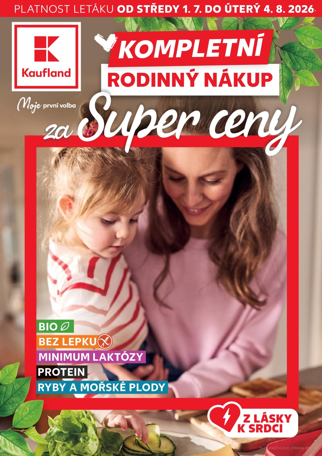 Leták Kaufland - 1.7.2026 - 4.8.2026. Strana 1