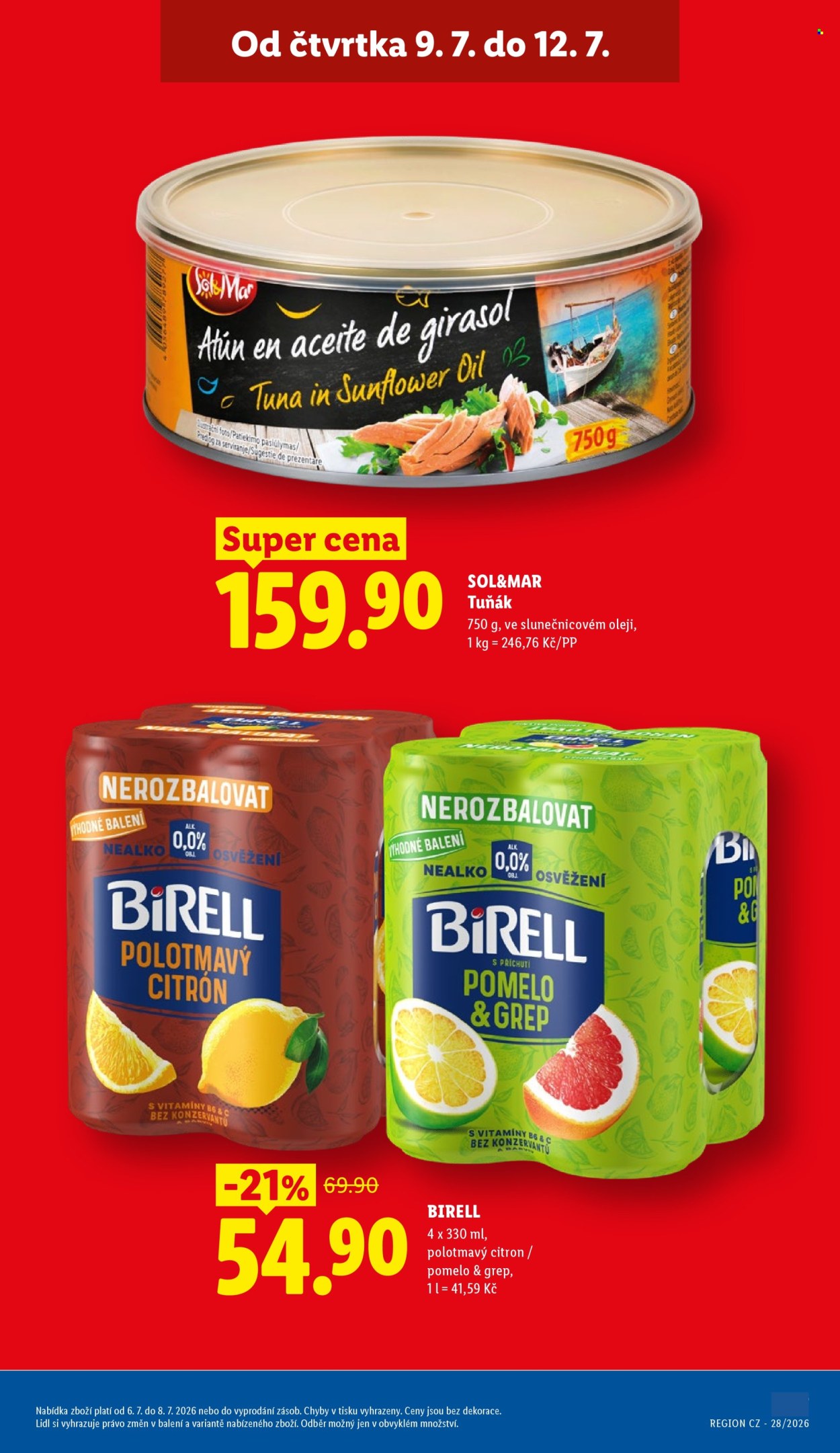 Leták Lidl - 9.7.2026 - 12.7.2026. Strana 5