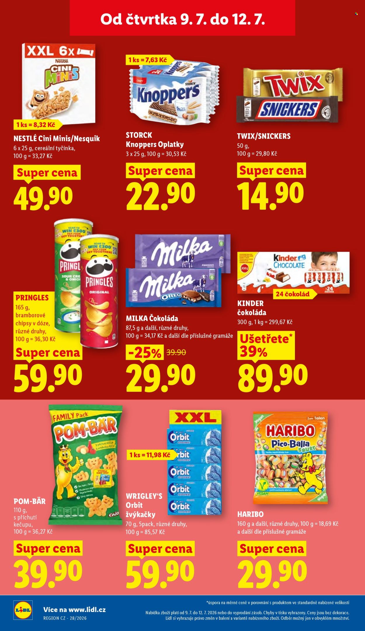Leták Lidl - 9.7.2026 - 12.7.2026. Strana 28