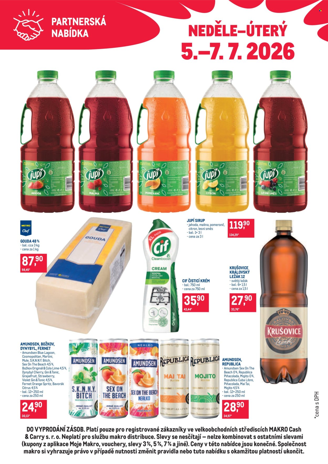 Leták MAKRO - 5.7.2026 - 7.7.2026. Strana 1